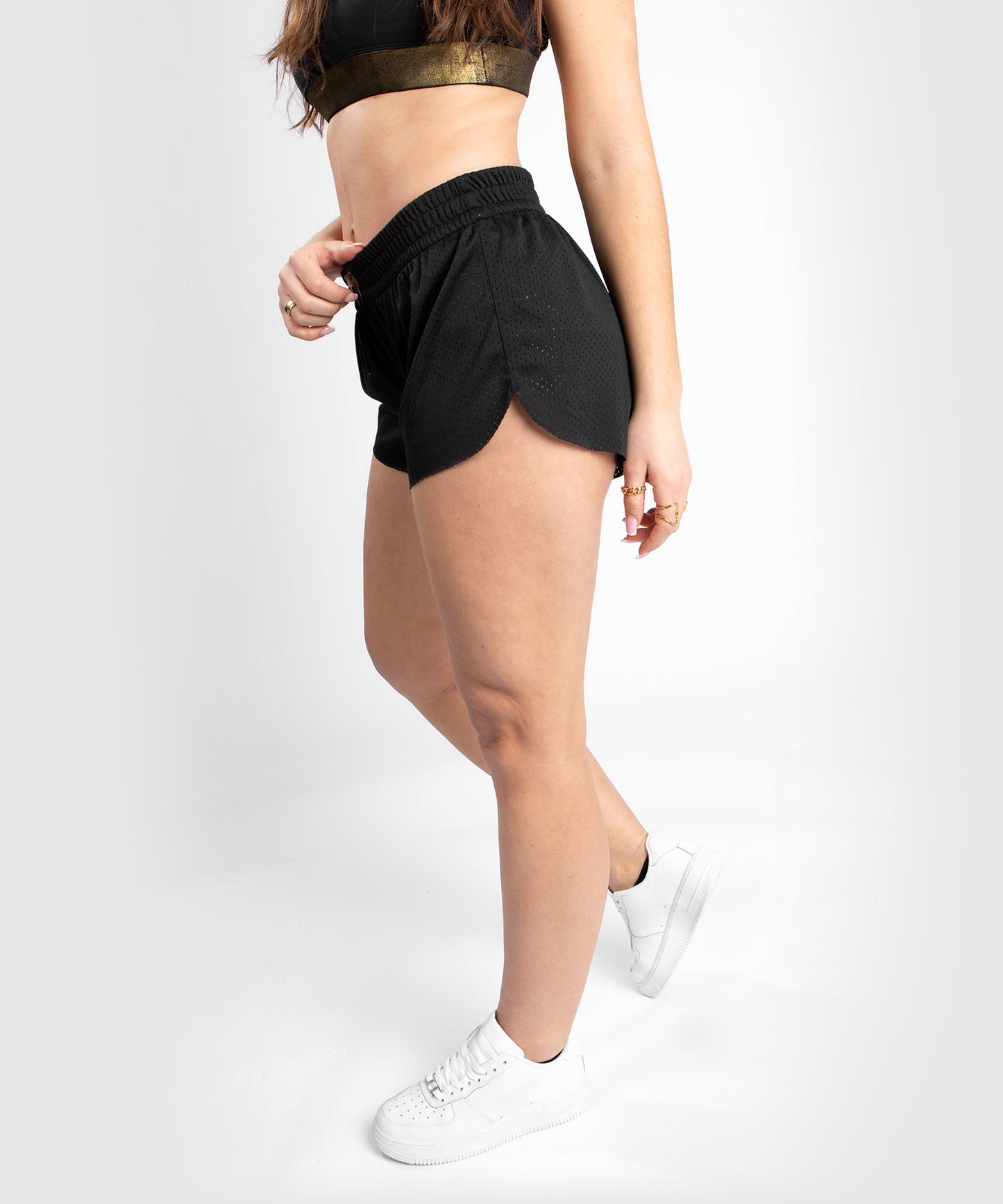 Venum Lightning Tweelaagse Korte Broek - Zwart/Goud