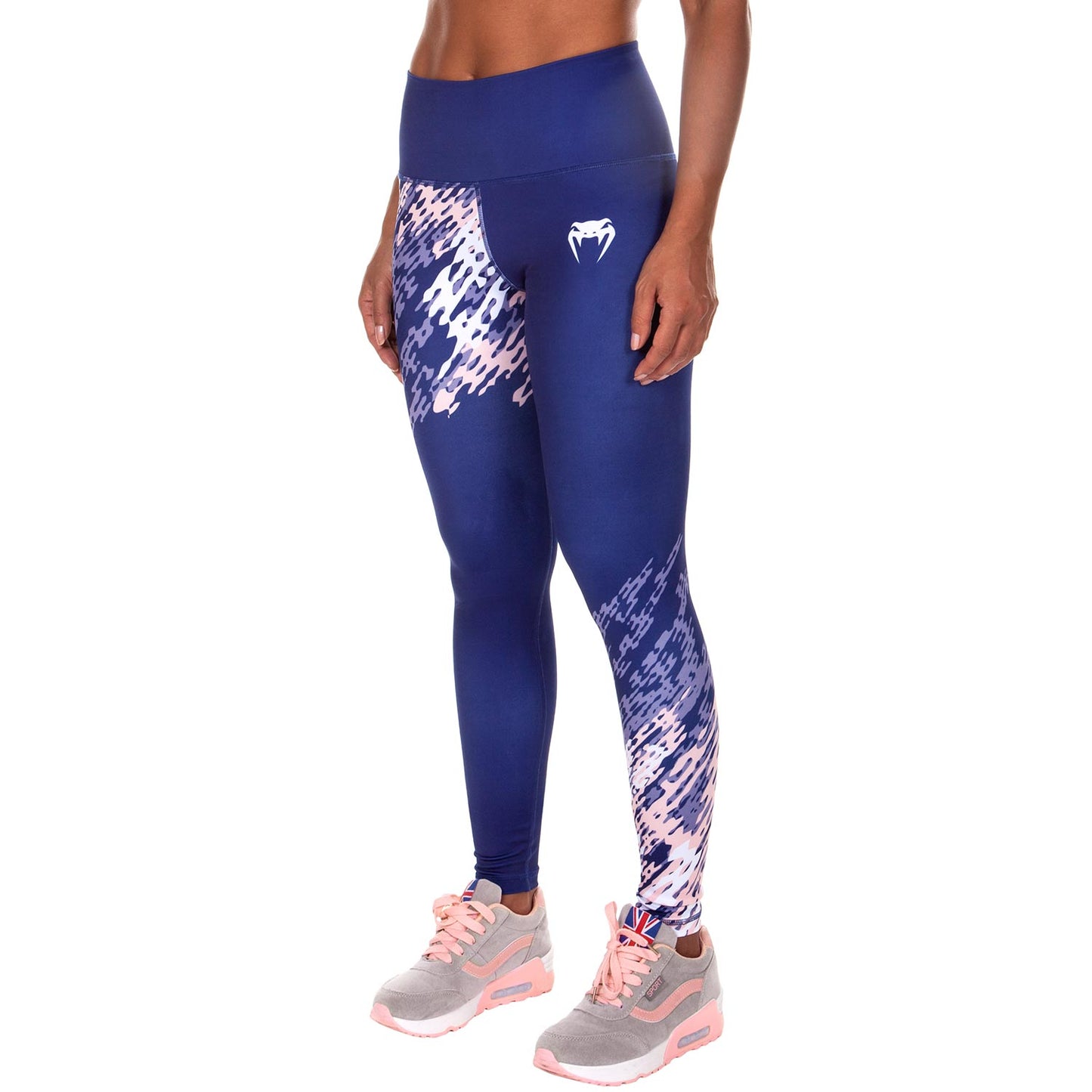 Venum Neo Camo Leggings - Marineblauw/Koraalrood