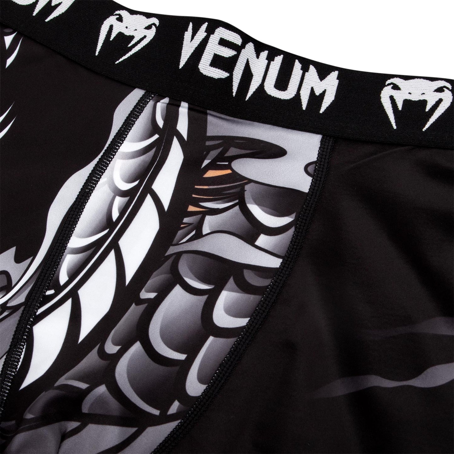 Venum Dragon's Flight Spats - Zwart/Wit