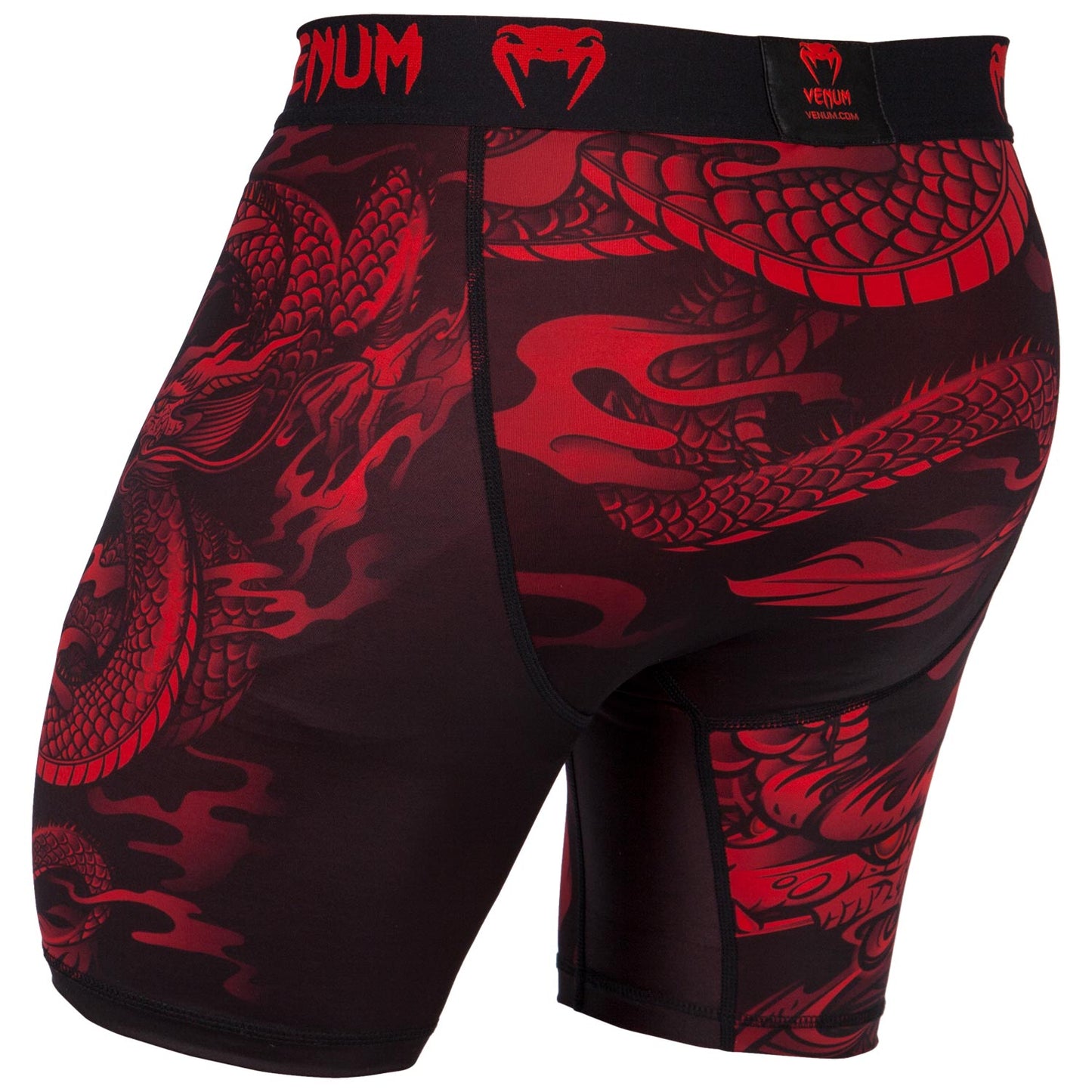 Venum Dragon's Flight Compression Shorts - Zwart/Rood