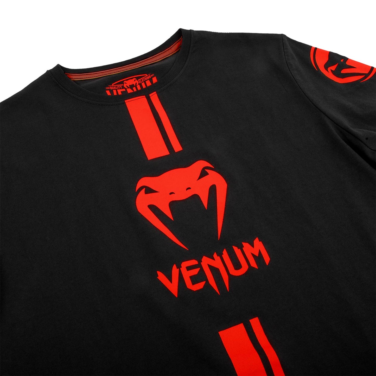 Venum Logos T-shirt - Zwart/Rood
