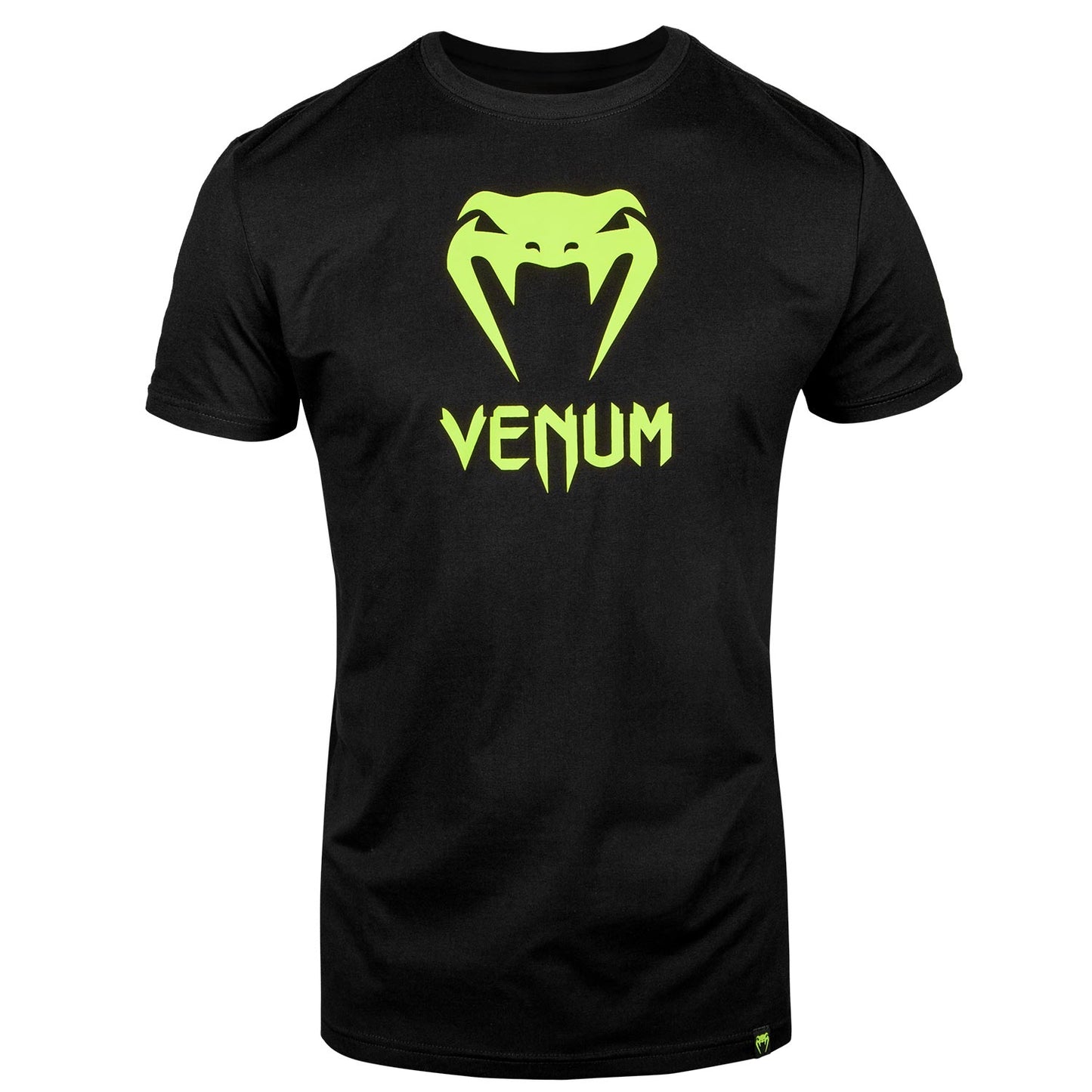 Venum Classic T-shirt - Zwart/Neongeel
