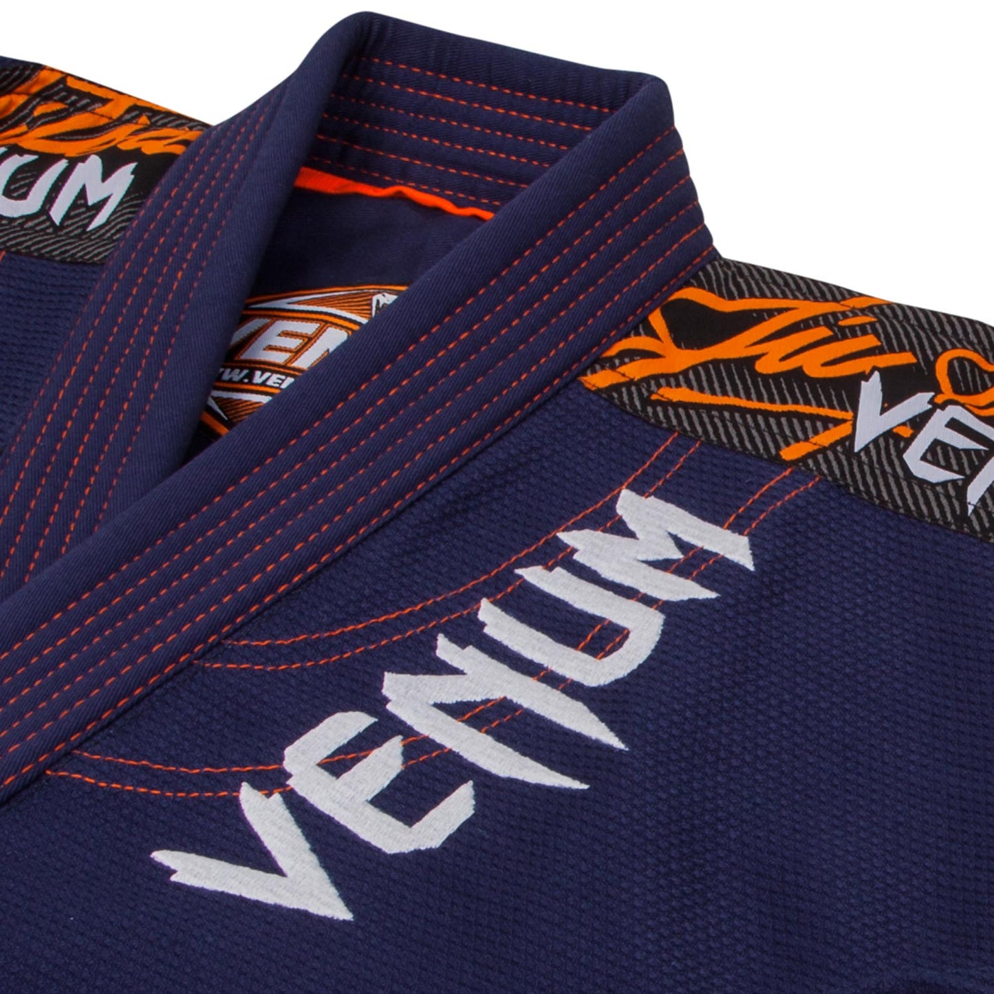 Venum Challenger 3.0 BJJ GI - Marineblauw/Oranje