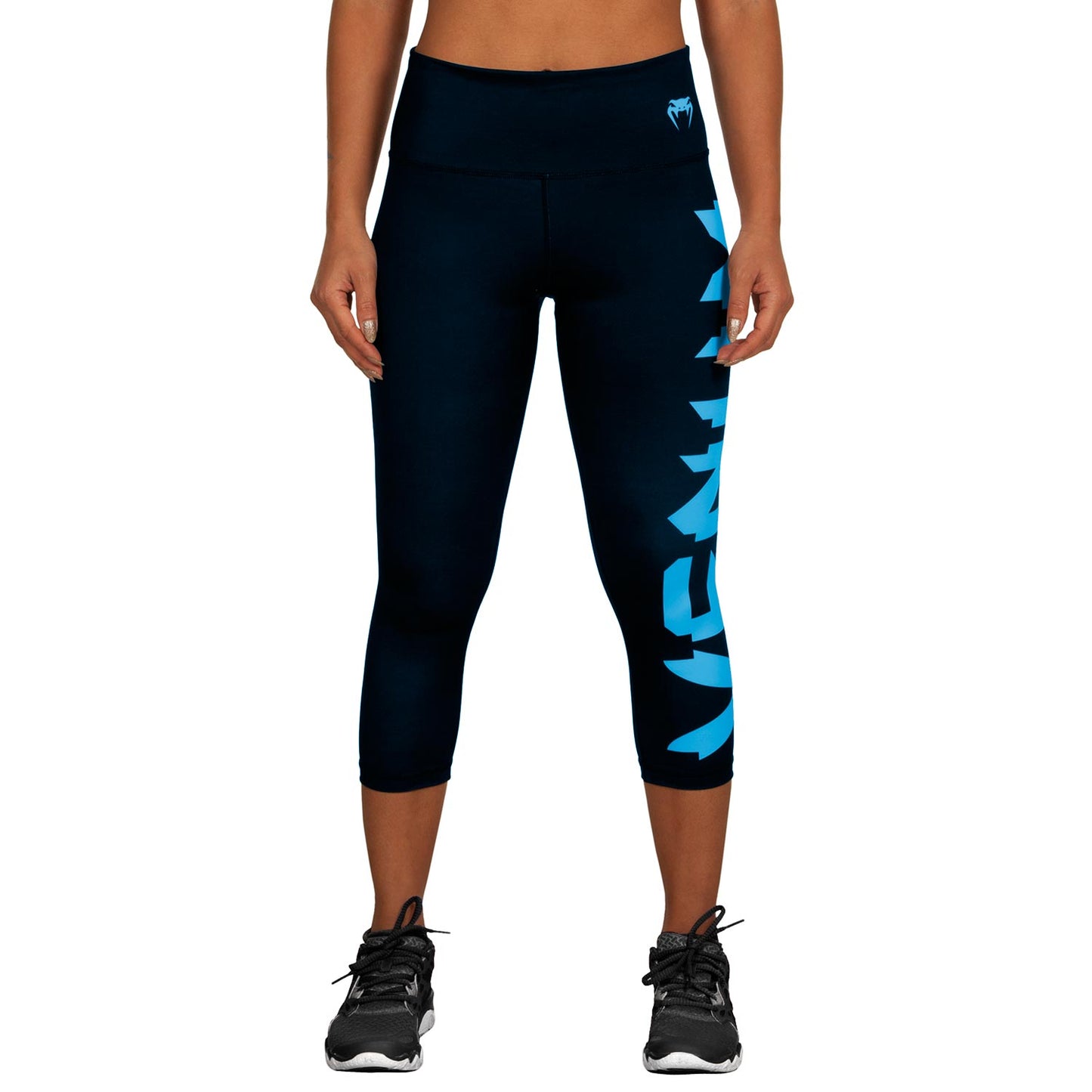 Venum Giant Geknipte Legging - Zwart/Blauwgroen