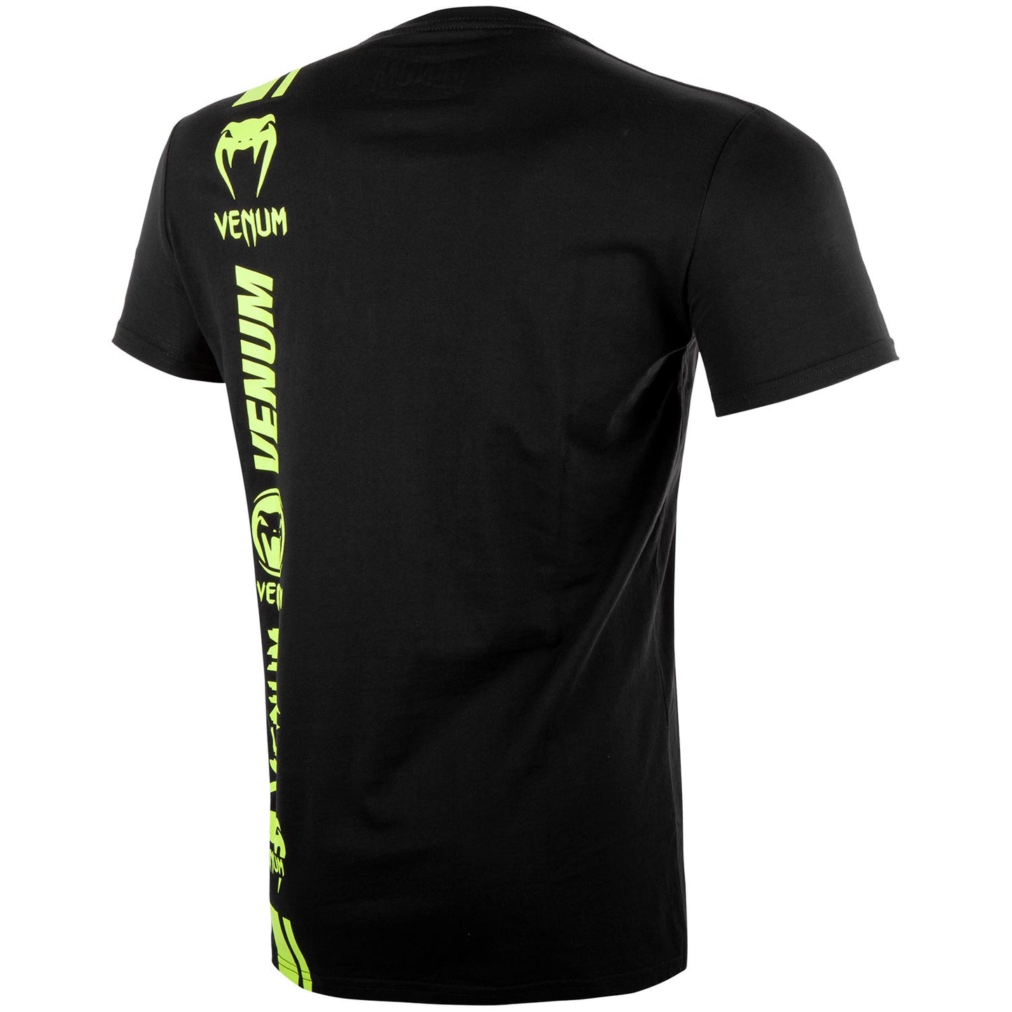 Venum Logos T-shirt - Zwart/Neongeel