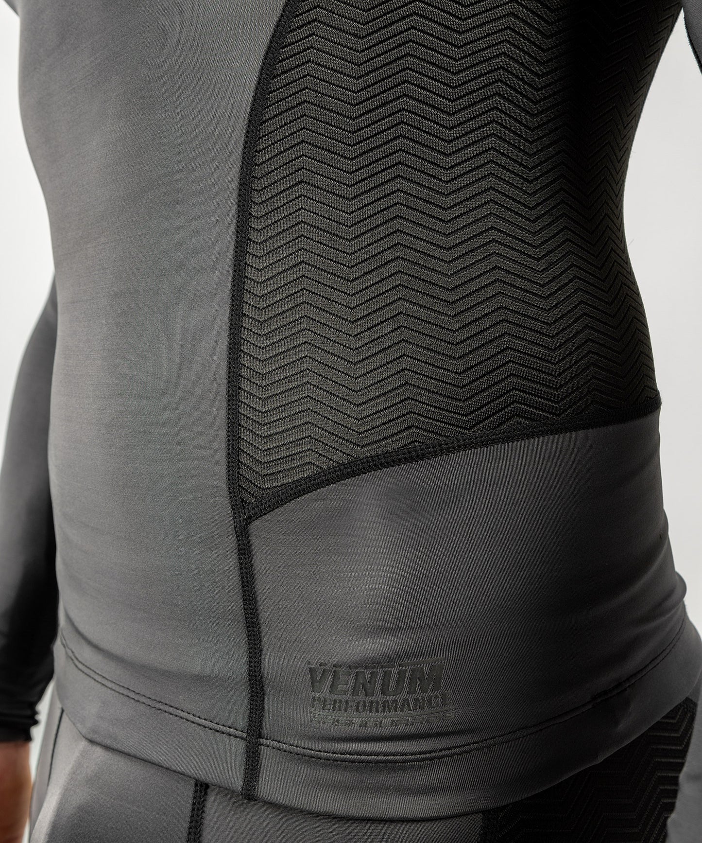 Venum G-Fit Rashguard - lange mouwen - Grijs/Zwart