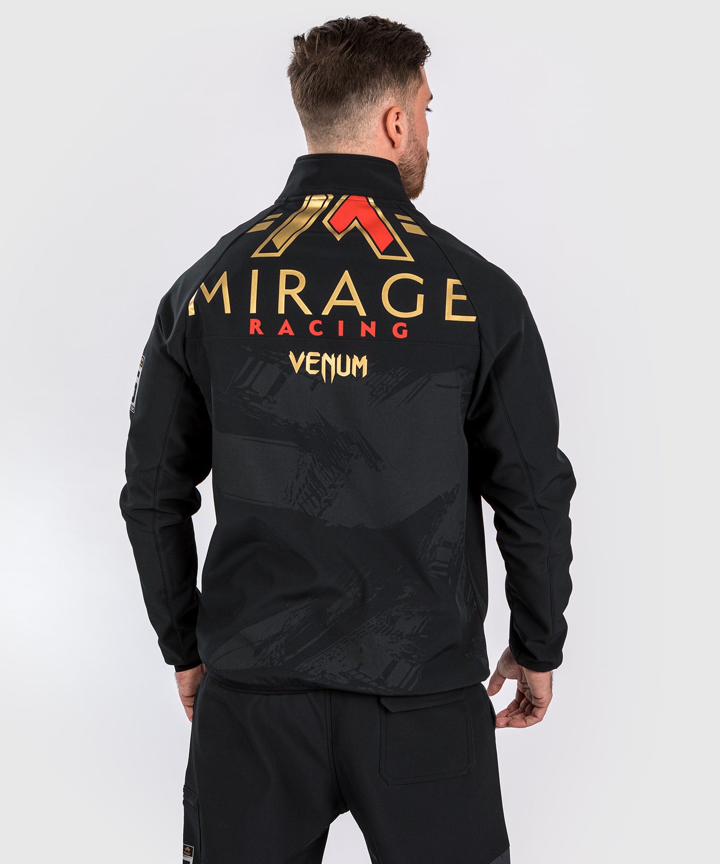 Venum x Mirage Softshell Jacket - Zwart/Goud
