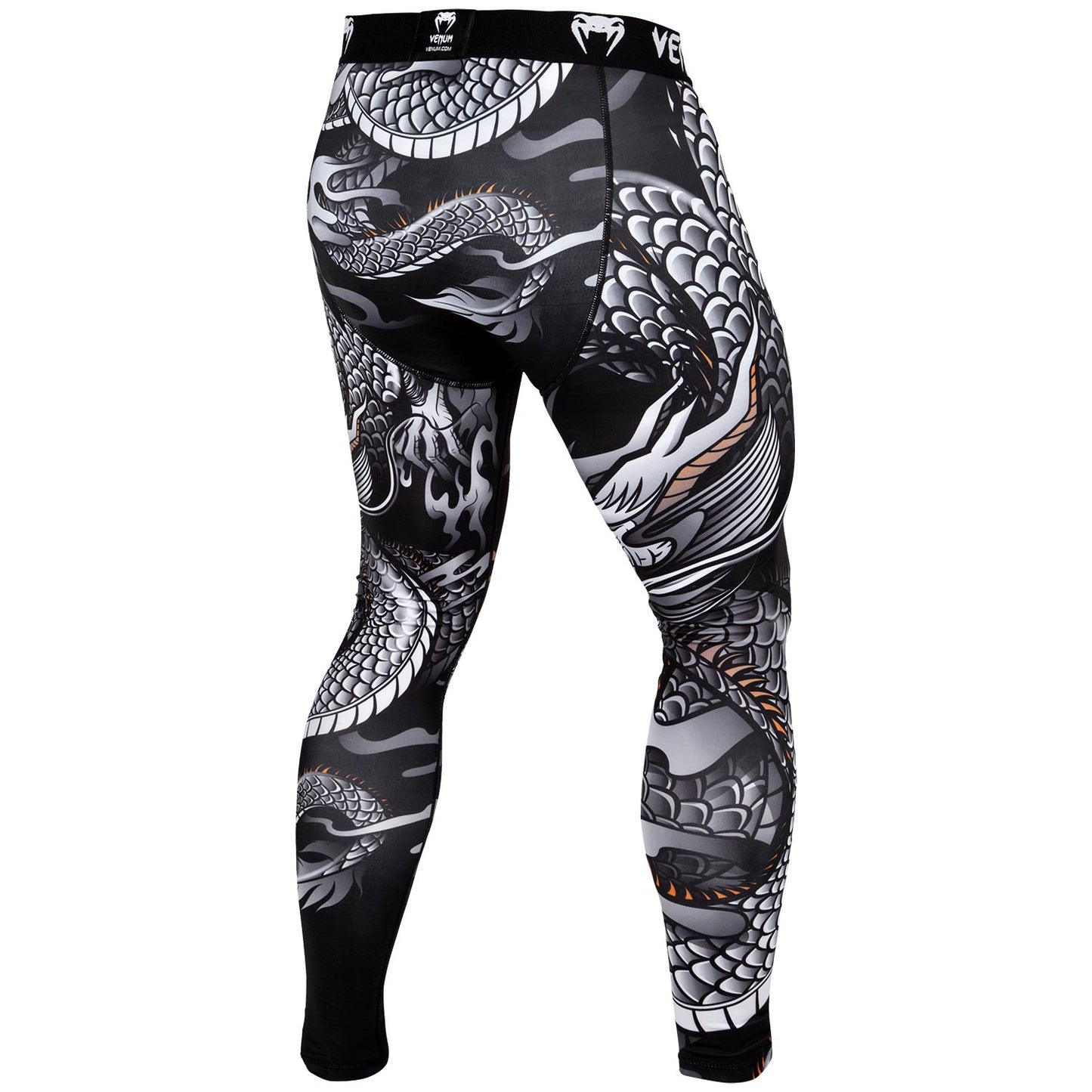 Venum Dragon's Flight Spats - Zwart/Wit