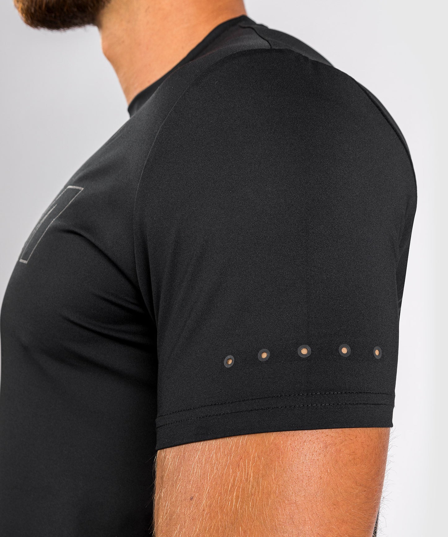 T-shirt Dry-Tech Venum Classic Evo - Zwart/Zwart Reflecterend