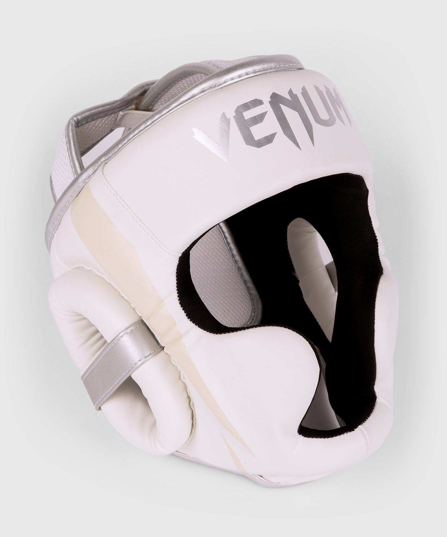 Venum Elite hoofdbeschermer - Wit/Zilver-Roze
