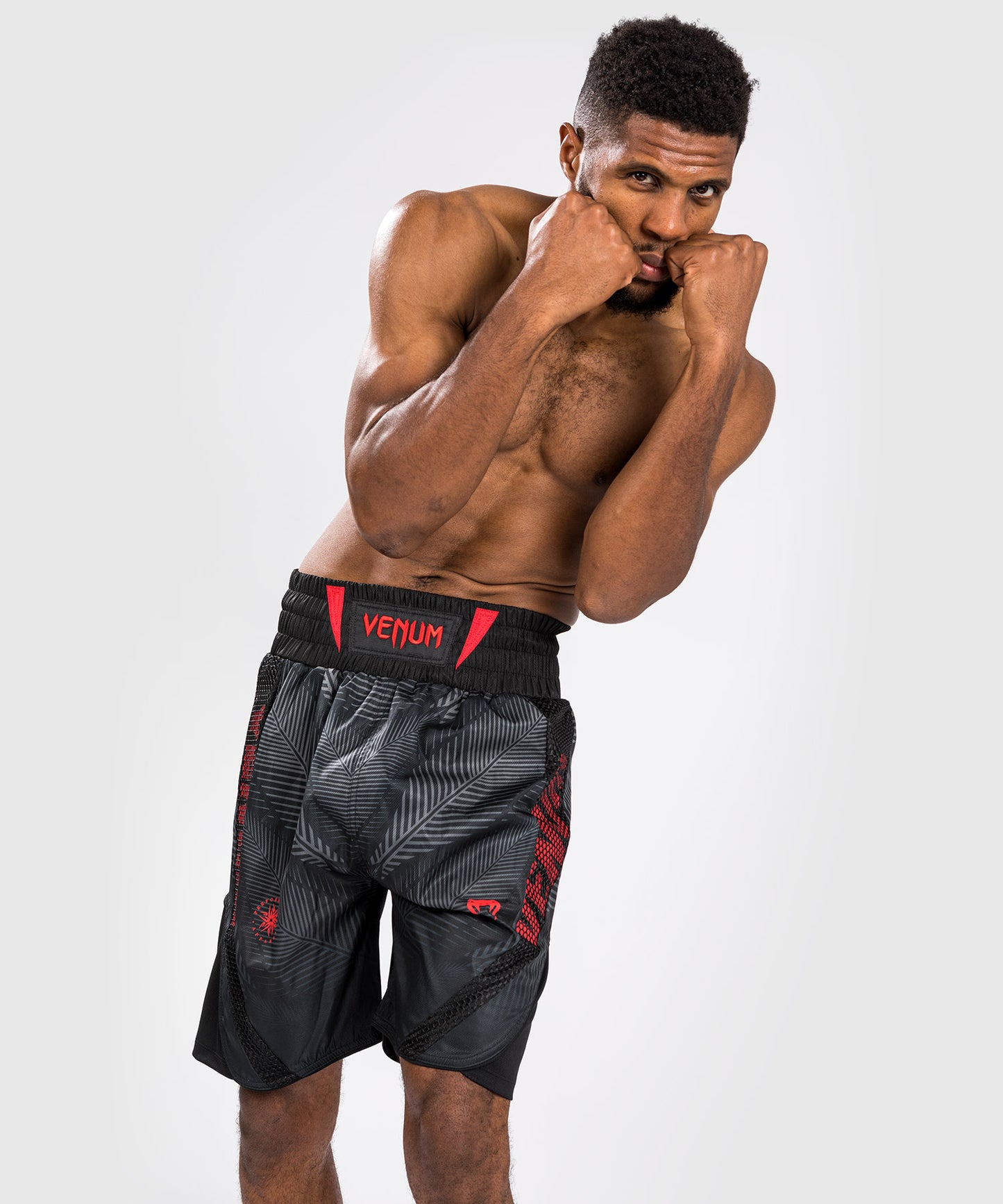 Venum Phantom Boxing Shorts - Zwart/Rood