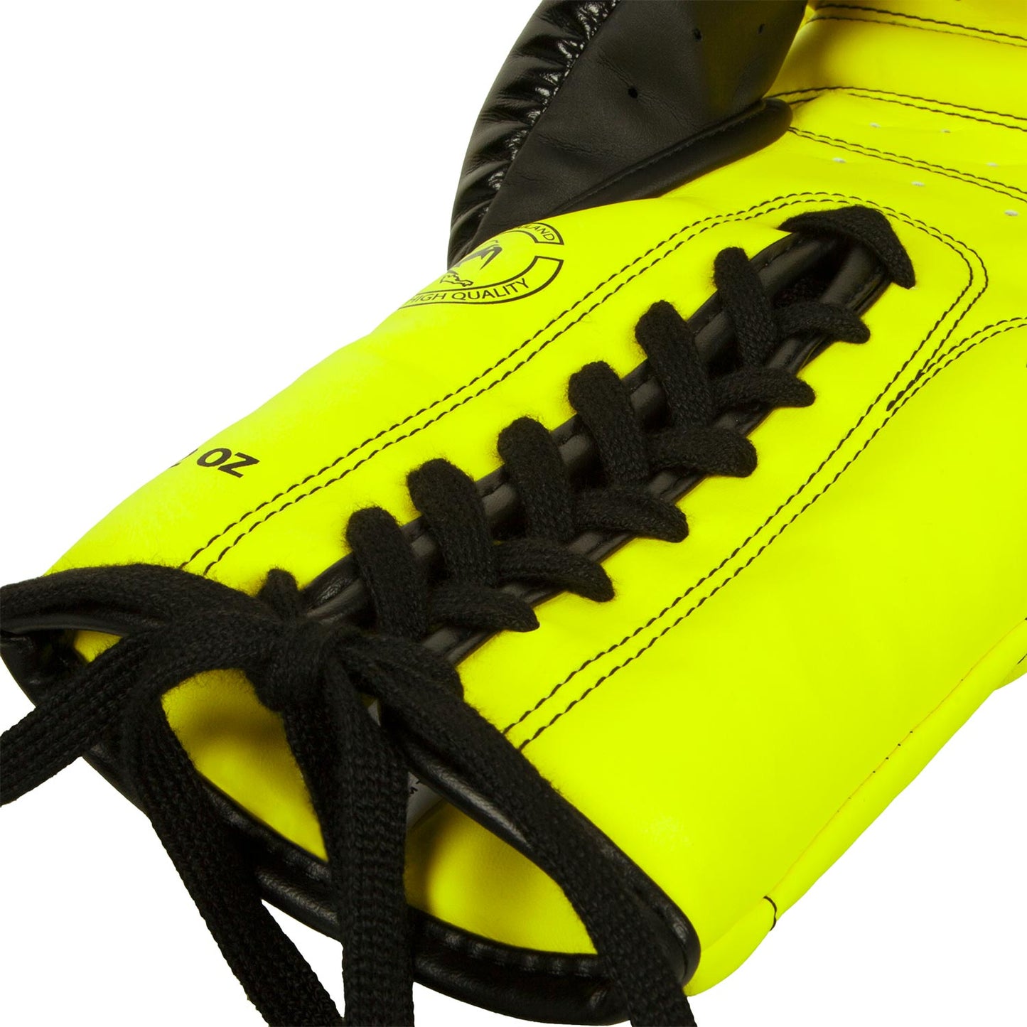 Venum Elite Bokshandschoenen - met veters - Neo Geel/Zwart