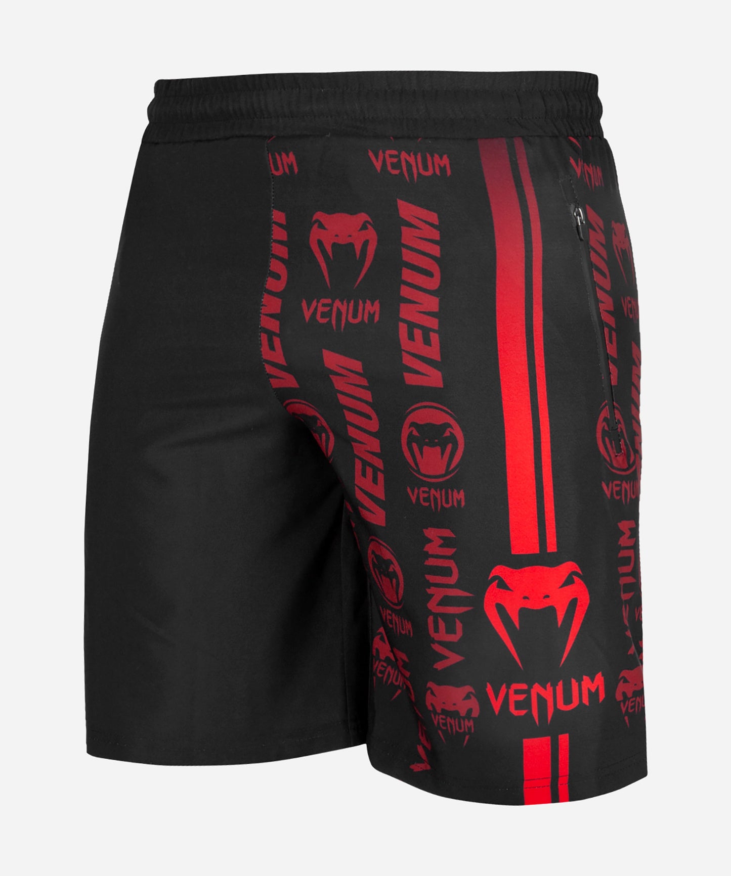 Venum Logos Training Shorts - Zwart/Rood
