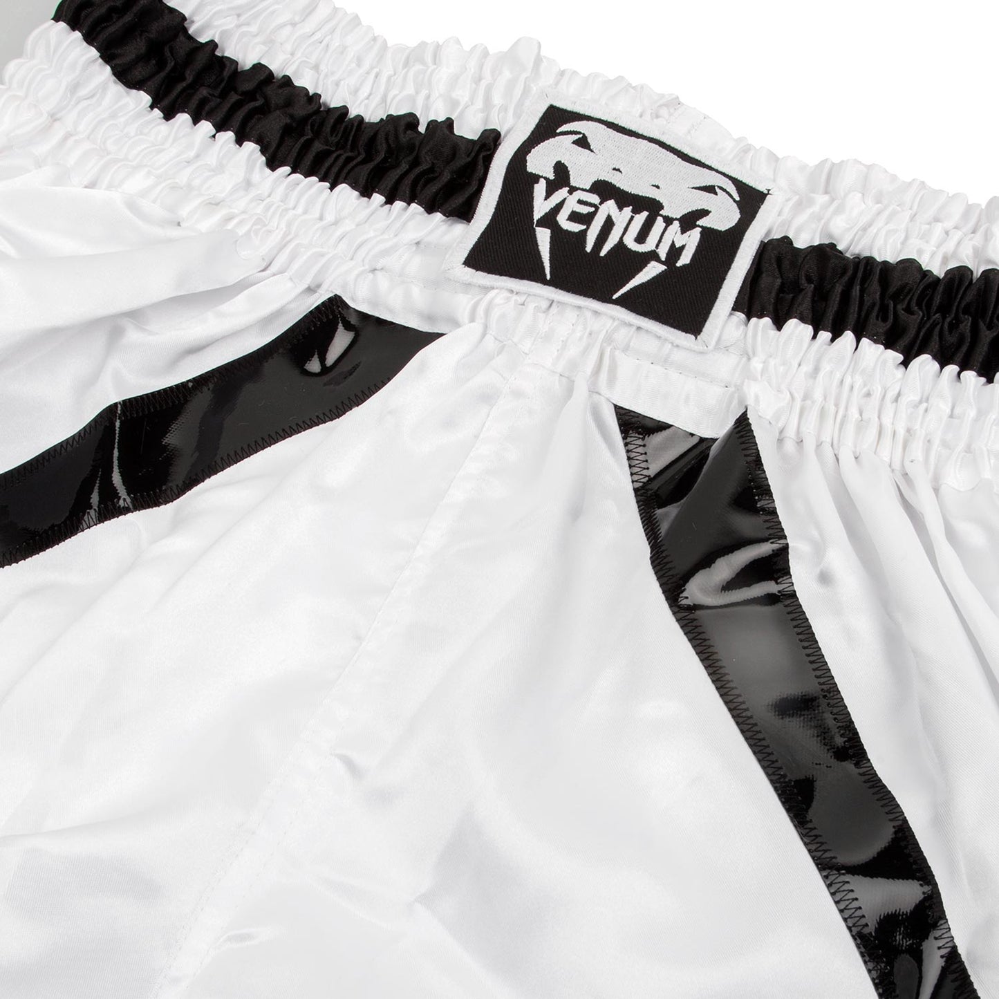 Venum Elite Boxing-shorts - Wit/Zwart