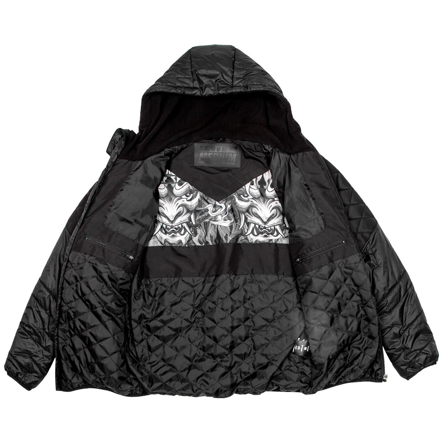 Venum Elite 3.0 donsjack - Zwart - Exclusief