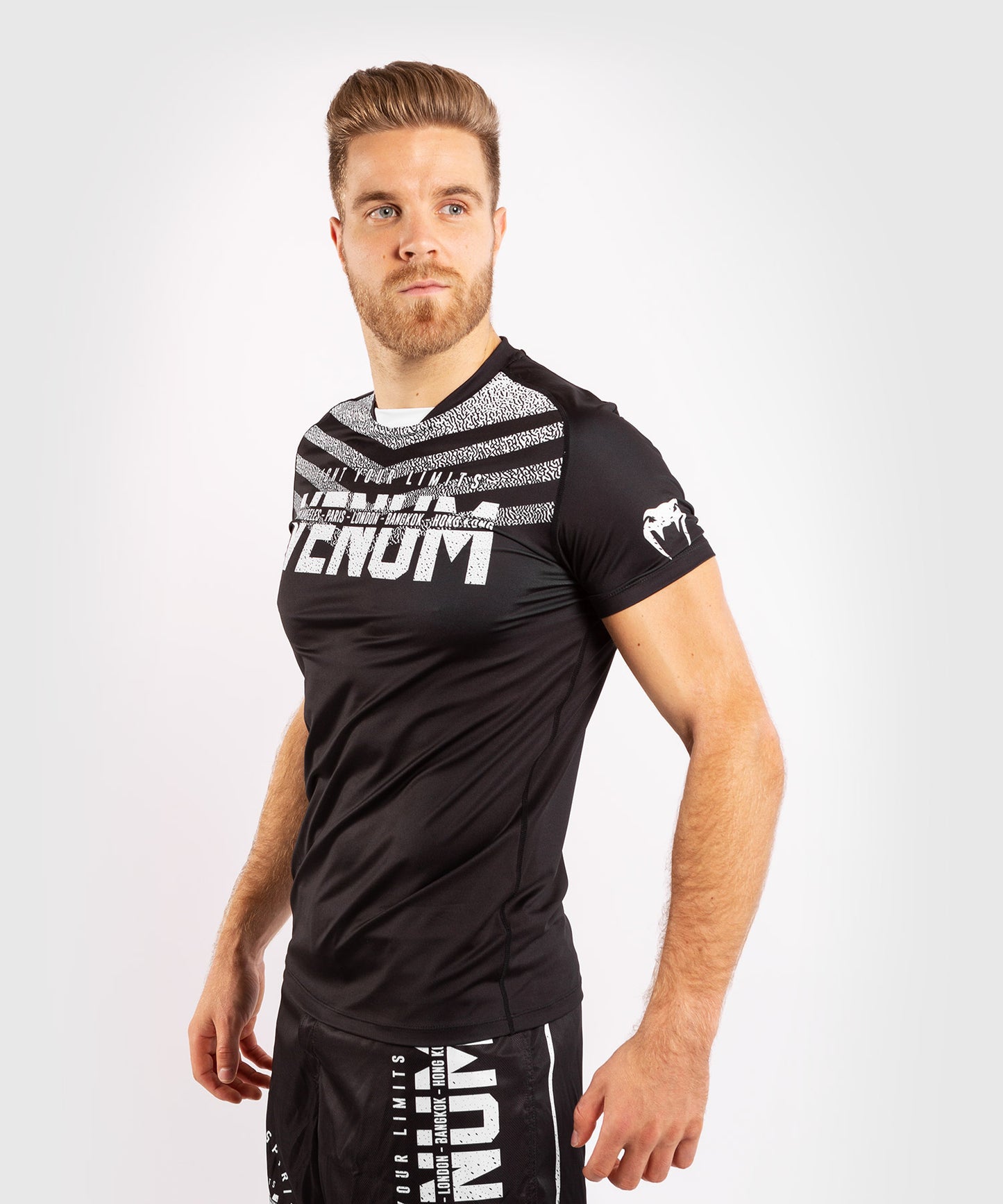 Venum Signature Dry Tech T-shirt - Zwart/Wit