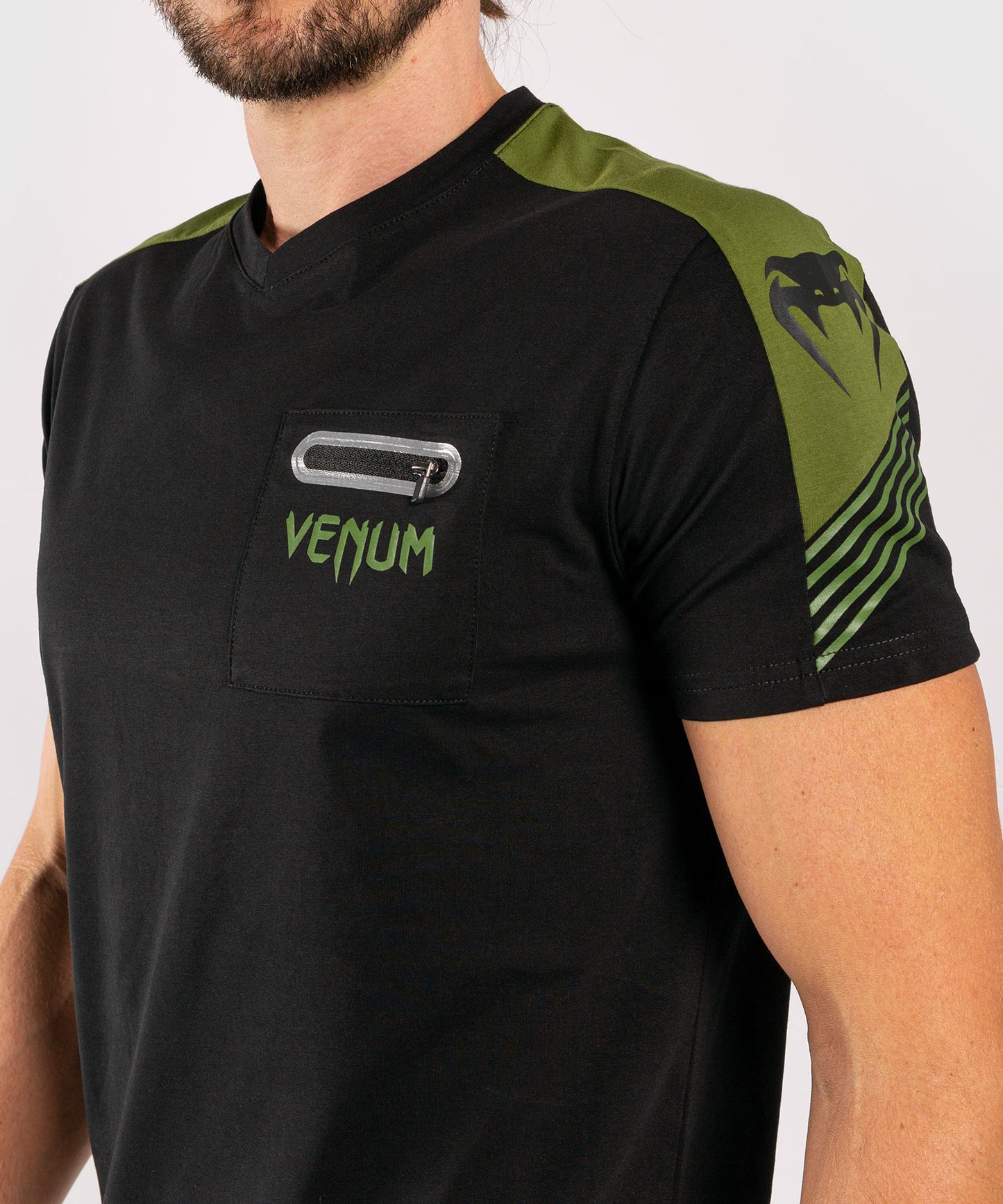 Venum Cargo T-shirt - Zwart/Groen