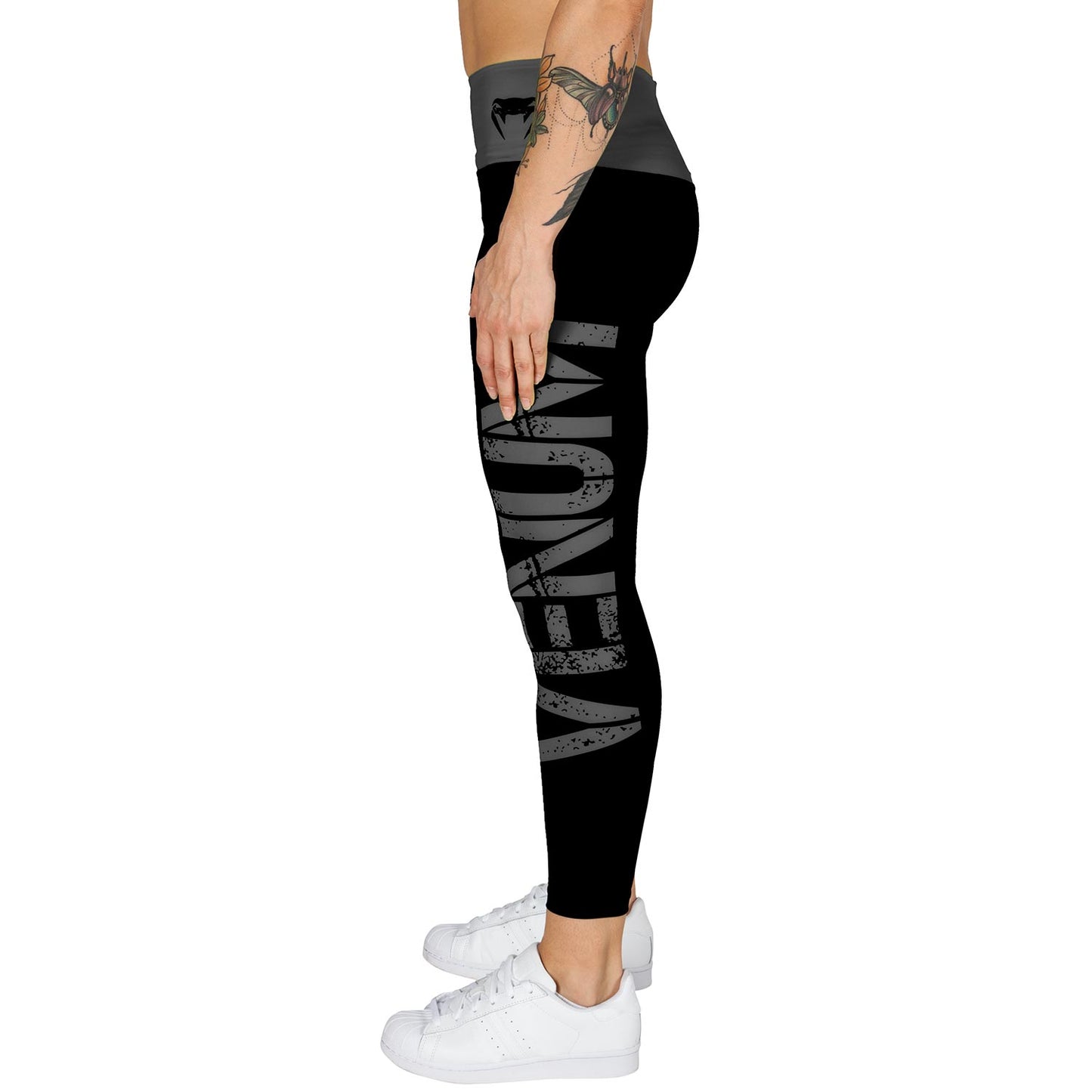 Venum Power Leggings - Zwart/Grijs