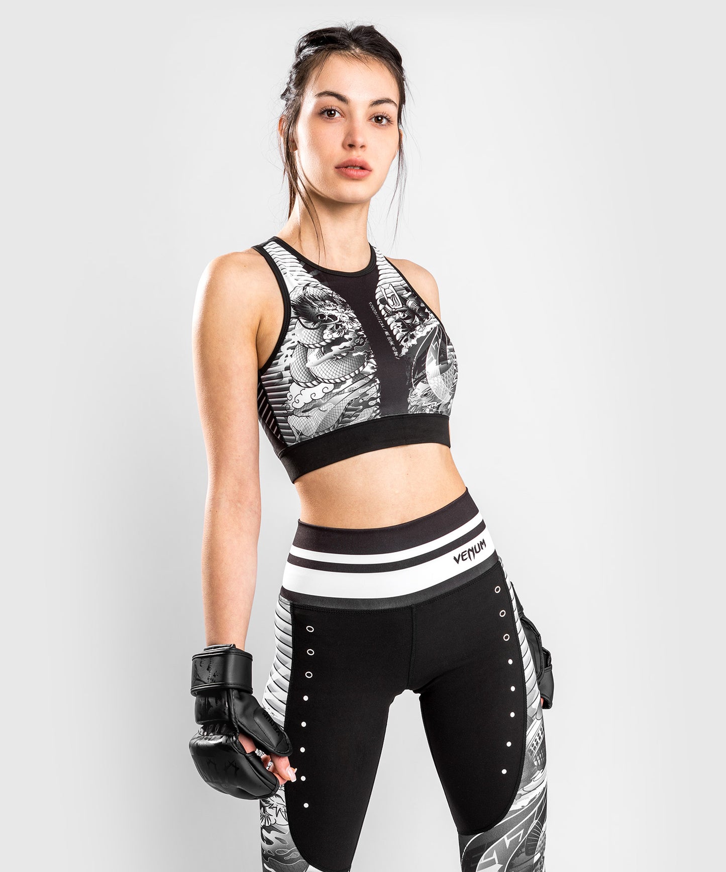 Sport Bh Venum YKZ21 - Zwart/Wit