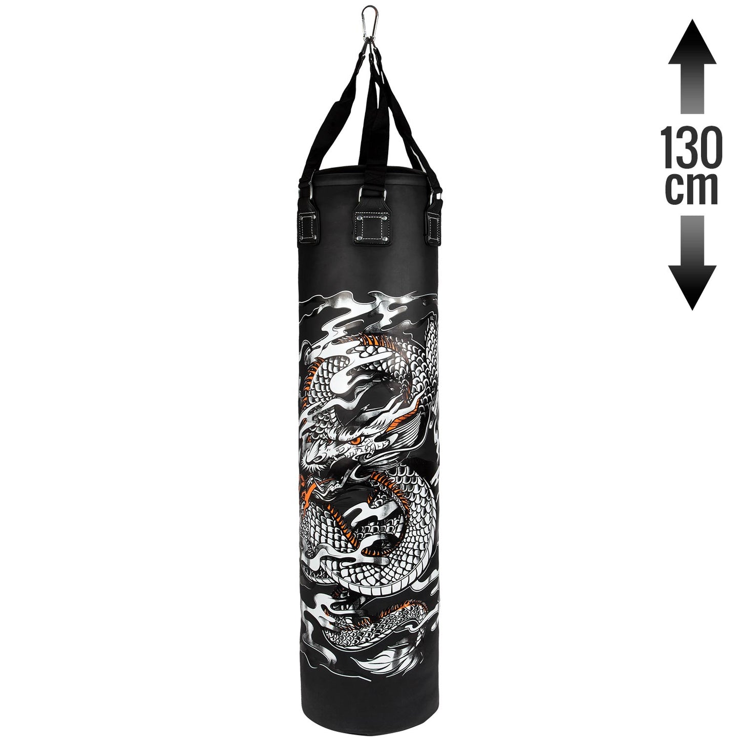 Venum Dragon's Flight Zware Tas - Zwart/wit - 130 cm