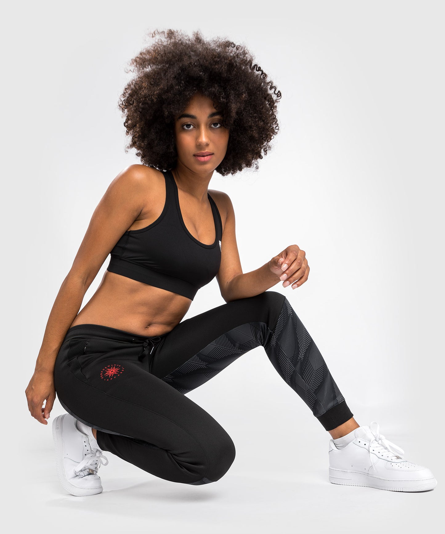 Venum Phantom joggingbroek - Voor vrouwen - zwart/rood