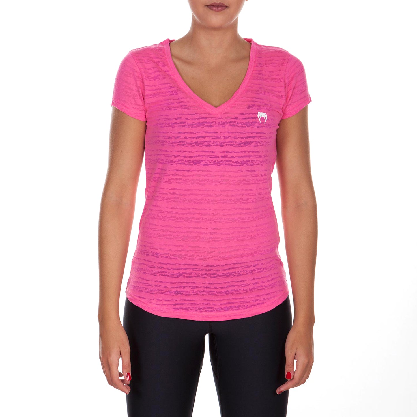 Venum Essential V Neck T-shirt - Roze