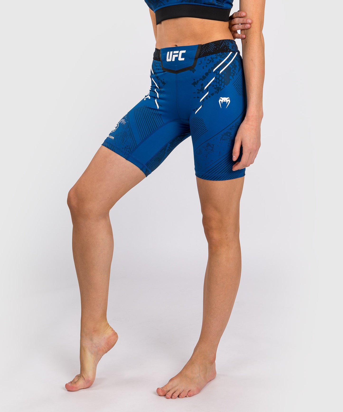 UFC Adrenaline by Venum Authentic Fight Night Dames Vale Tudo Short - Lang model - Blauw
