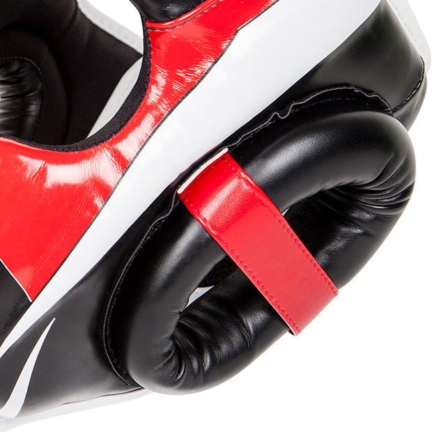 Venum Elite hoofdbeschermer - Zwart/Rood/Wit