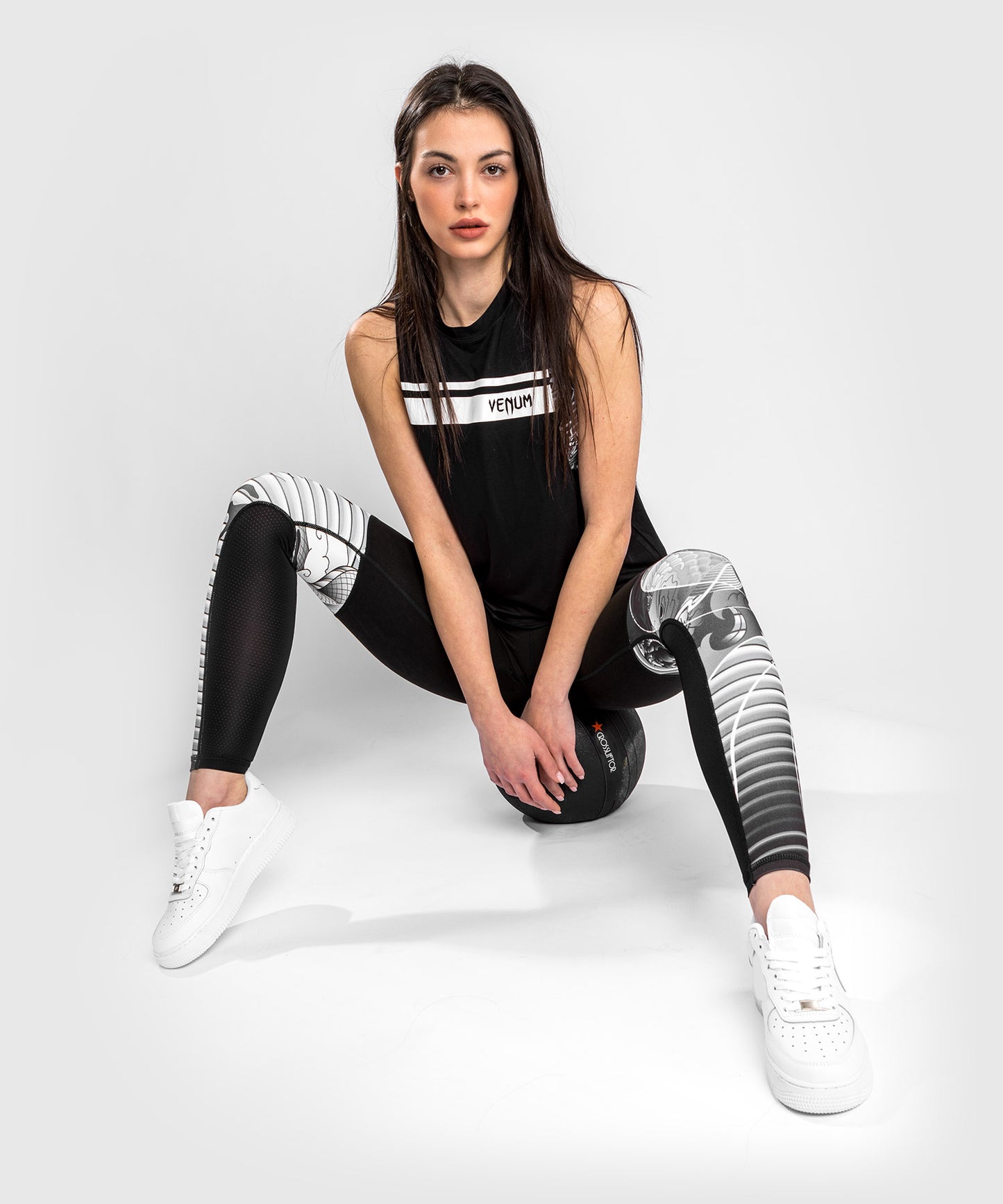 Venum YKZ21 Legging - Zwart/Wit