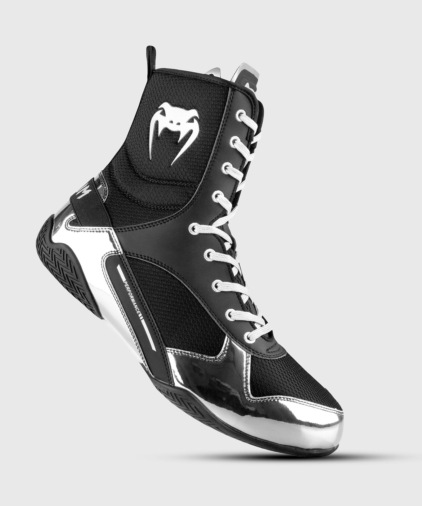 Venum Elite Boksschoenen - Zwart/zilver