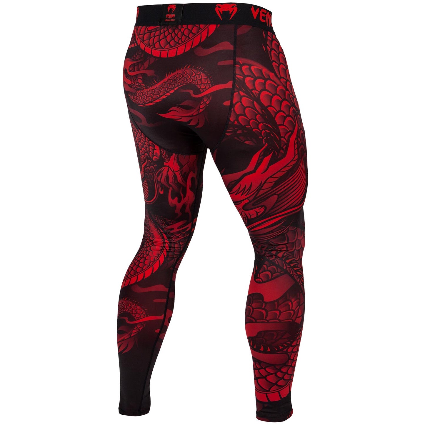 Venum Dragon's Flight Spats - Zwart/Rood