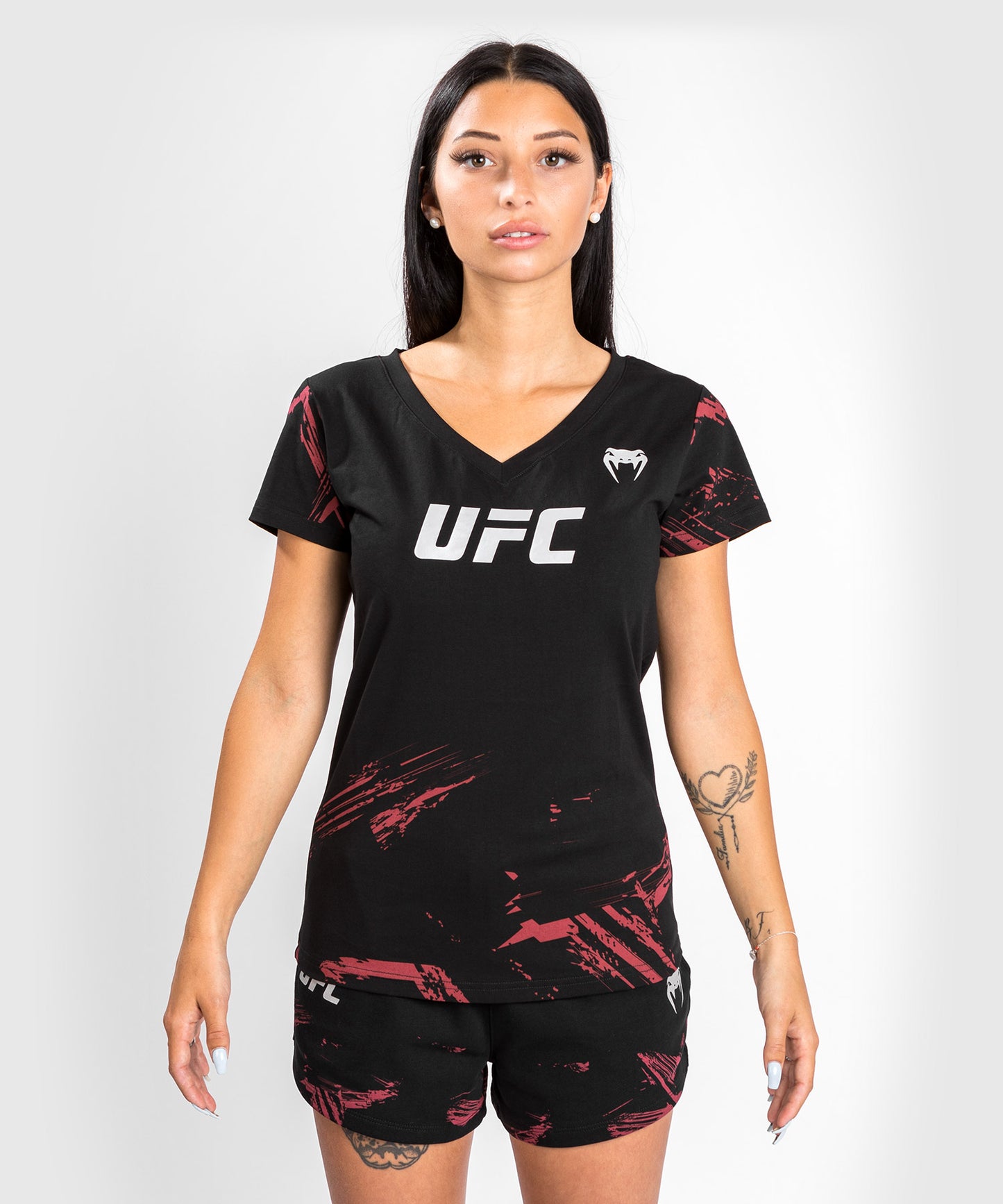 UFC Venum Authentic Fight Week 2.0 T-Shirt - Voor Dames - Zwart