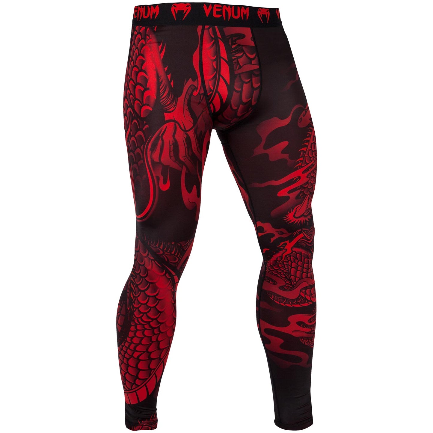 Venum Dragon's Flight Spats - Zwart/Rood
