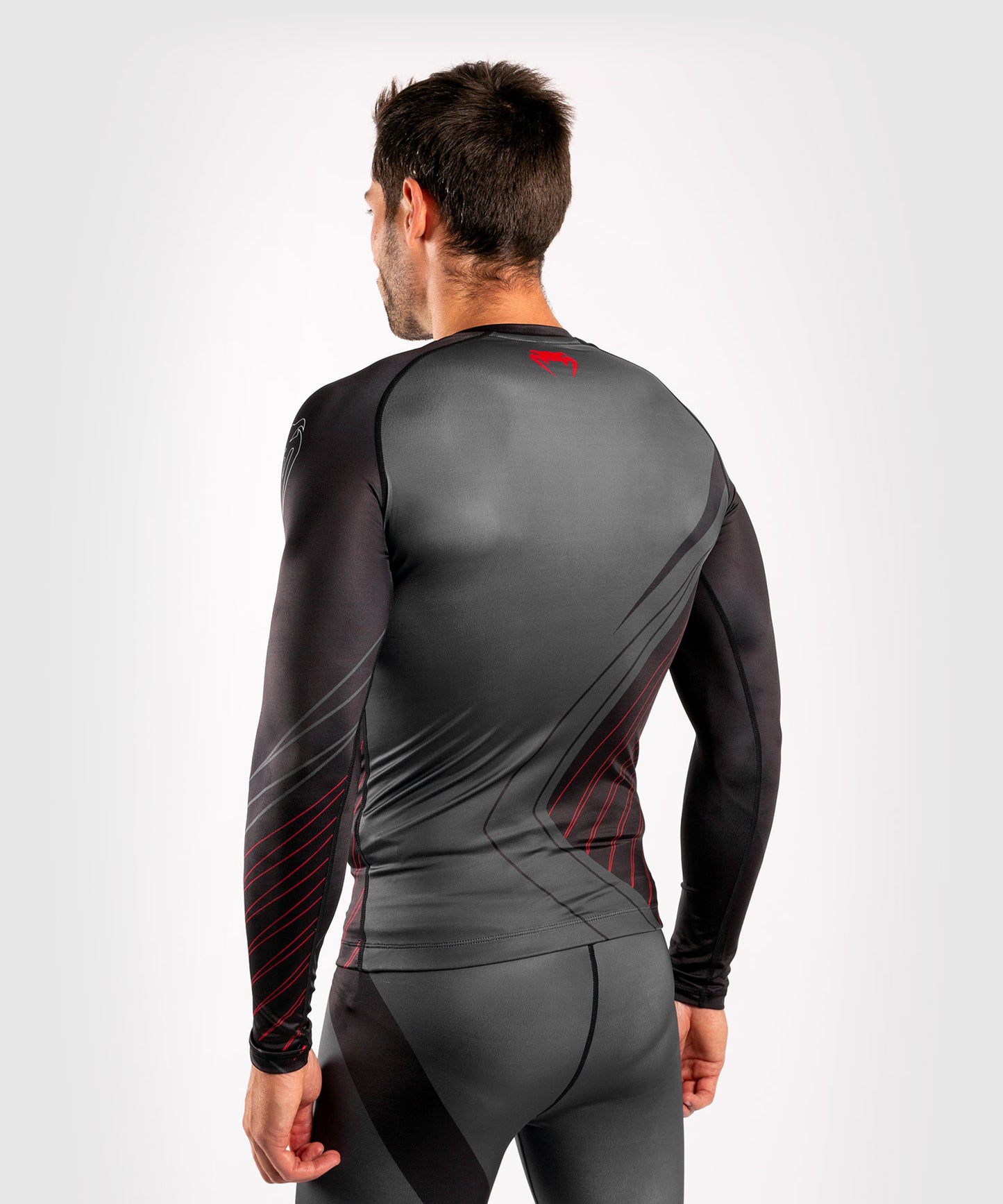 Venum Contender 5.0 Rashguard - Lange mouwen - Zwart/Rood