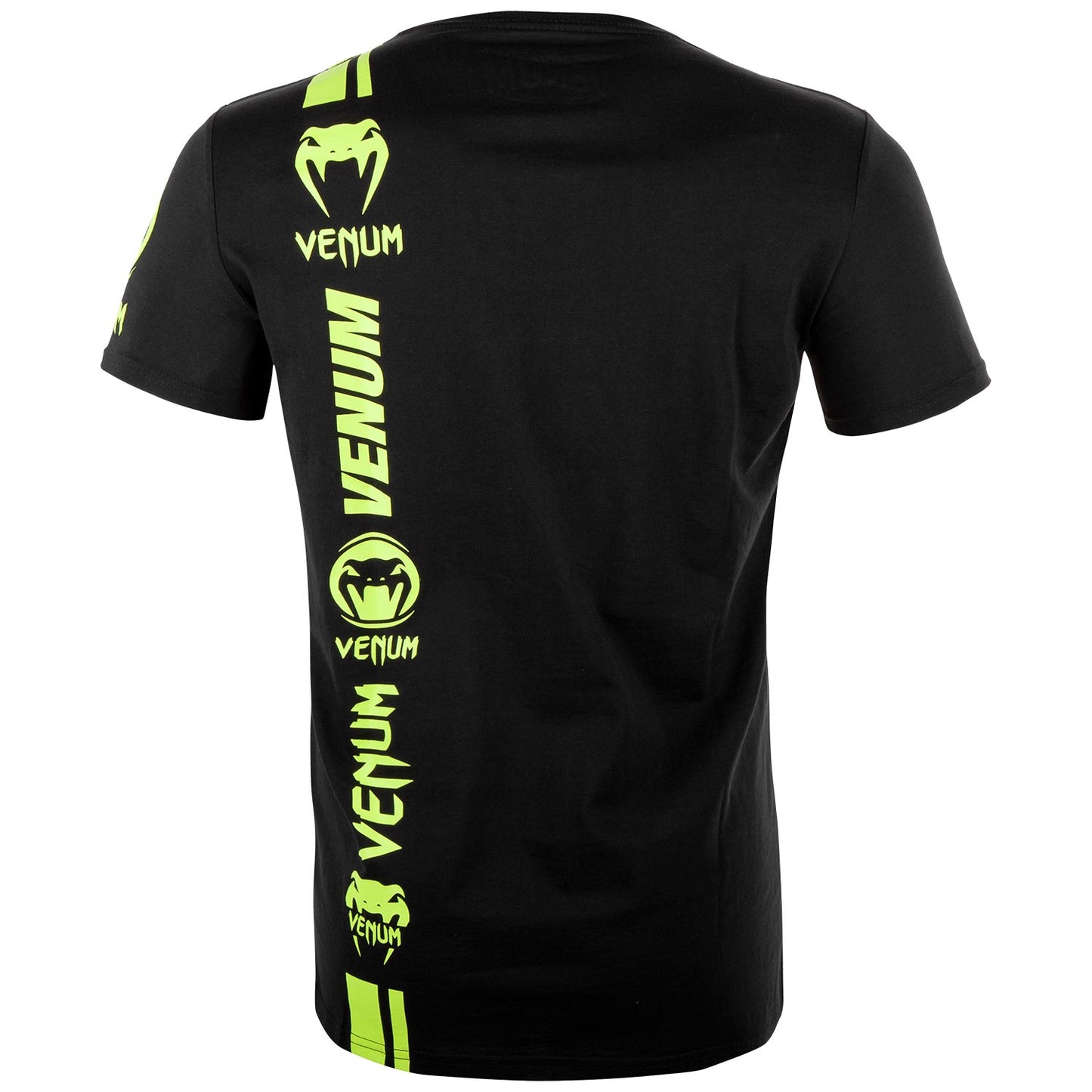 Venum Logos T-shirt - Zwart/Neongeel