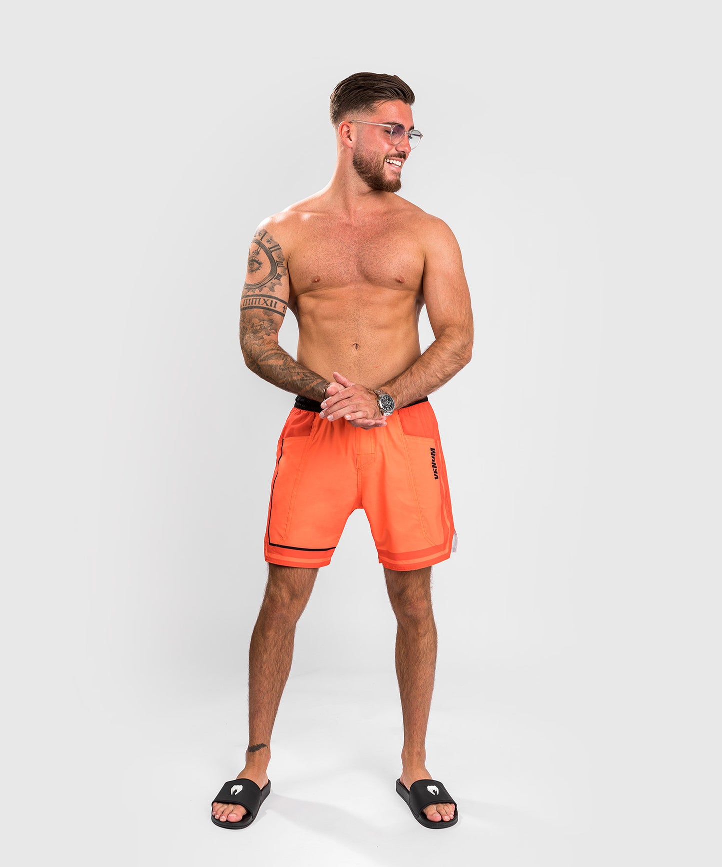 Zwemshorts Venum Bali - Koraalrood