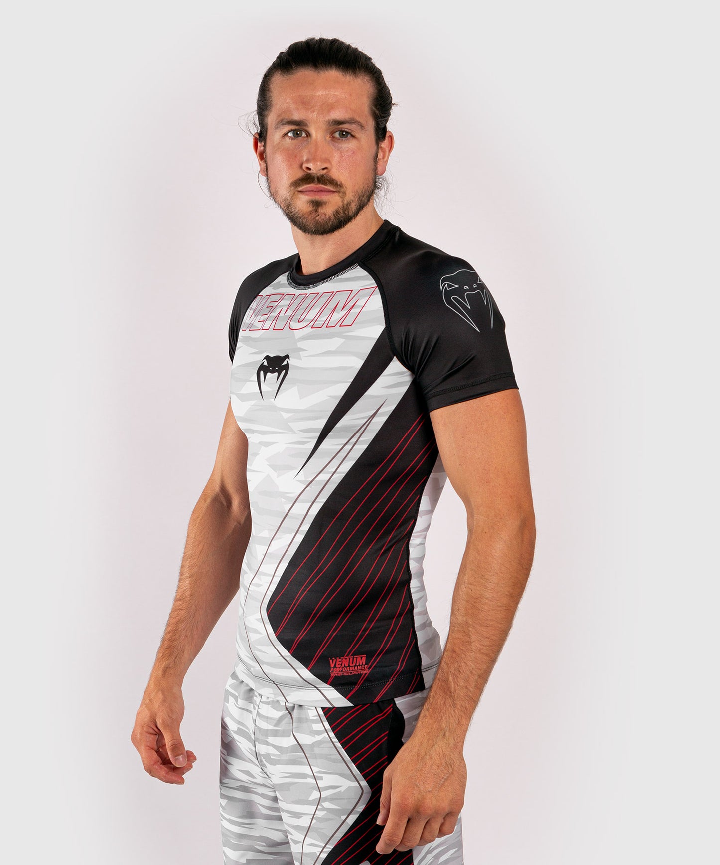 Venum Contender 5.0 Rashguard - Korte mouwen - Wit/Camouflage