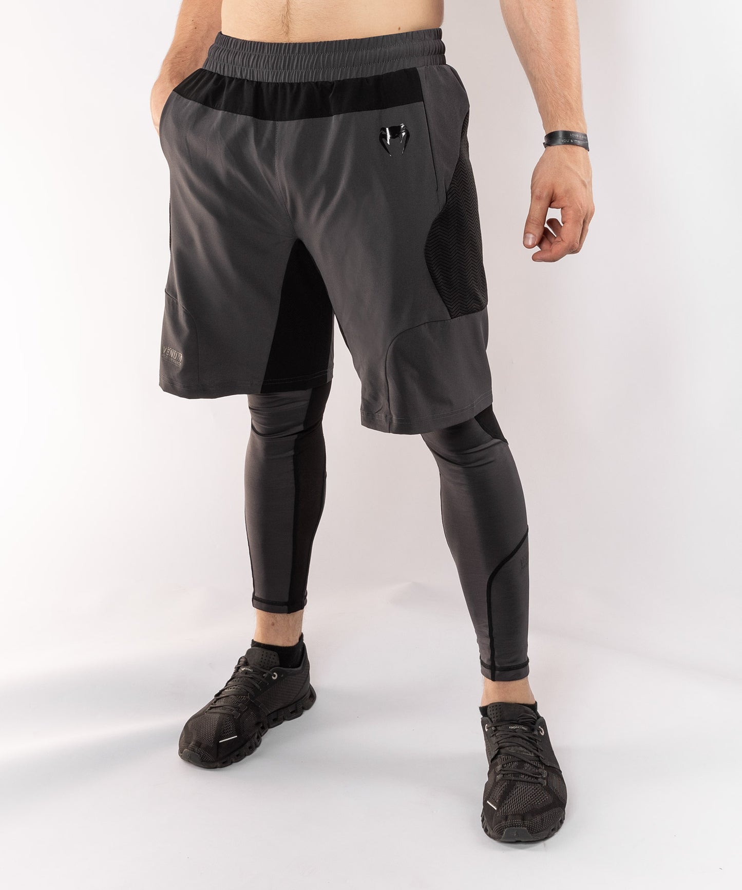 Venum G-Fit Trainingsshort - Grijs/Zwart