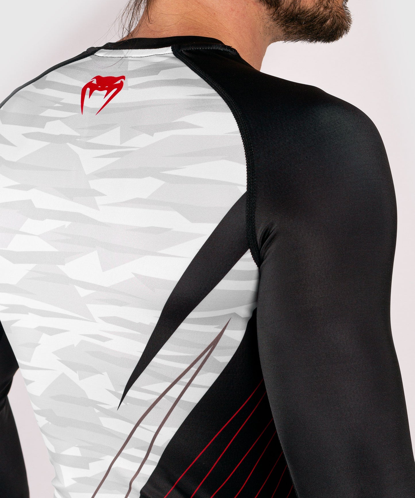 Venum Contender 5.0 Rashguard - Lange mouwen - Wit/Camouflage
