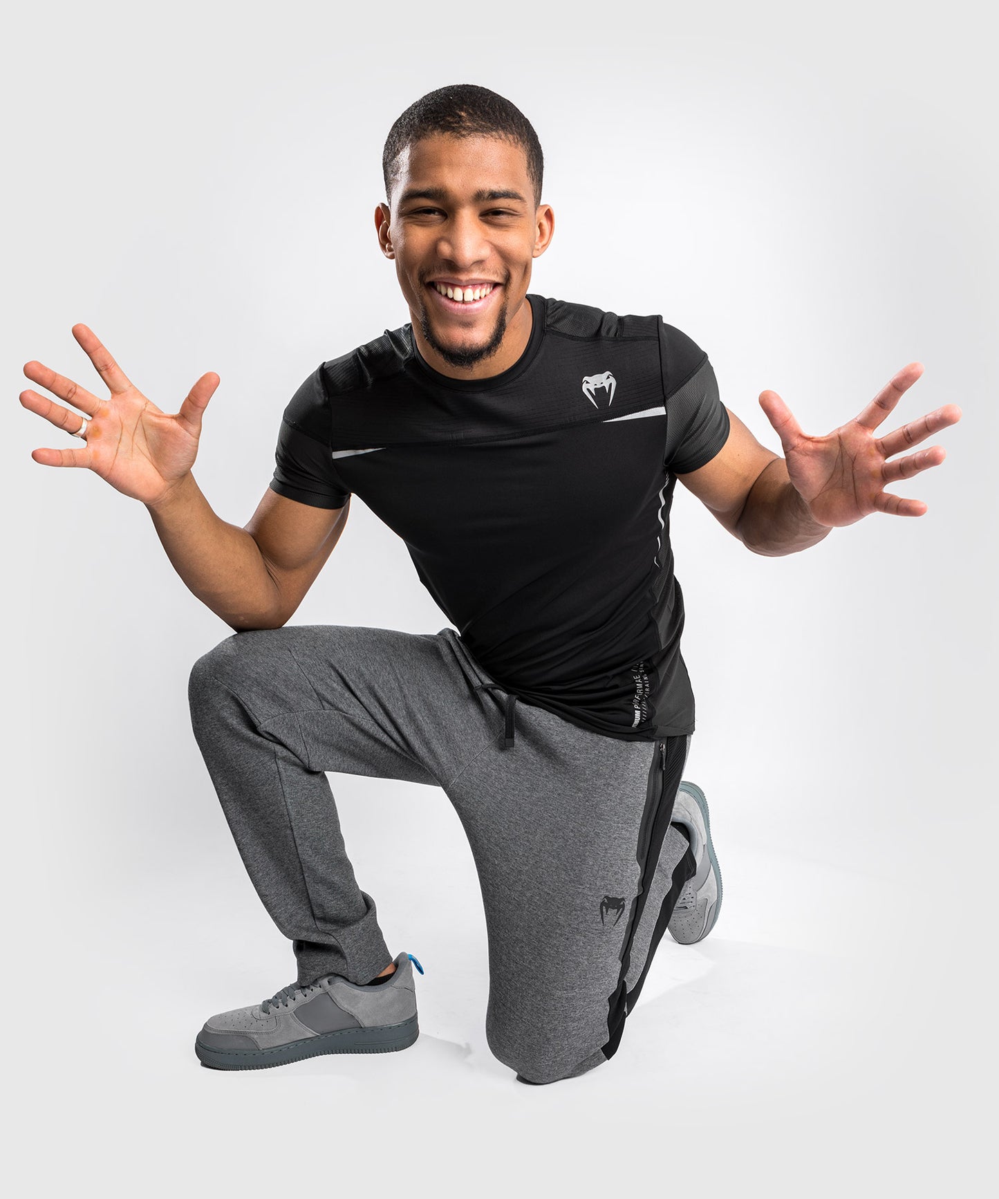 Venum Tempest 2.0 Dry Tech T-shirt - Zwart/Grijs