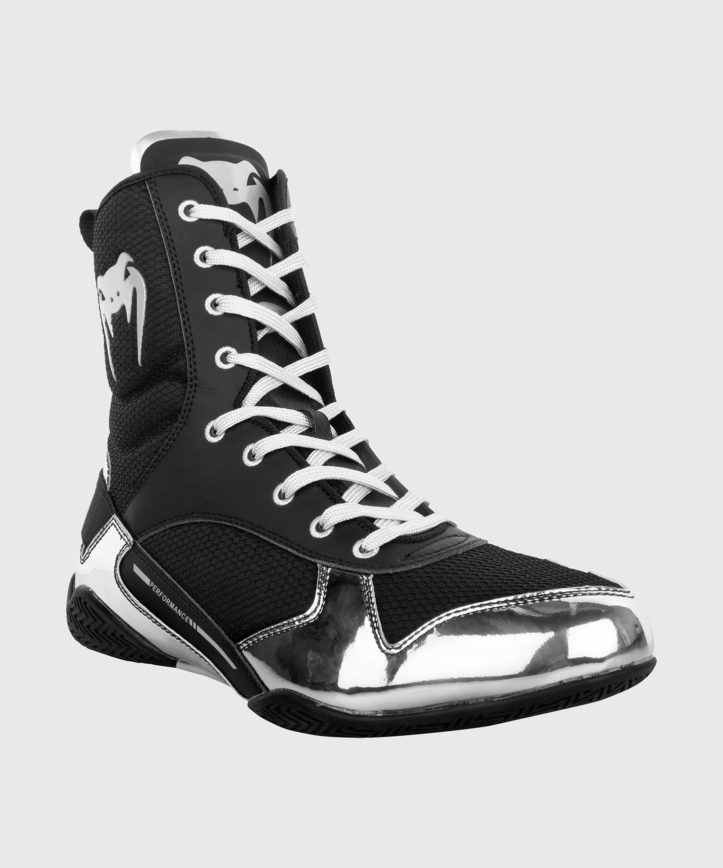 Venum Elite Boksschoenen - Zwart/zilver