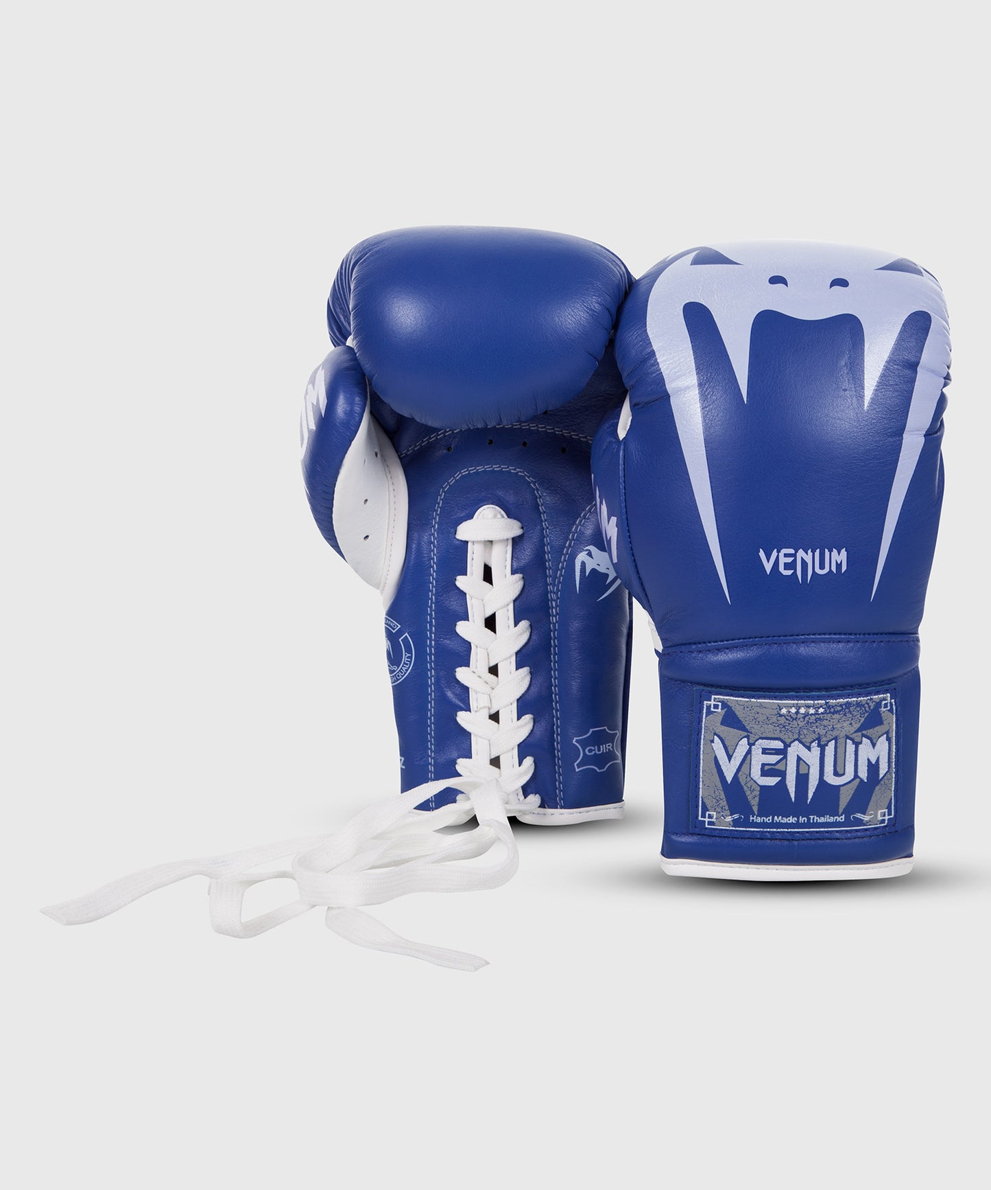 Venum Giant 3.0 Bokshandschoenen - nappaleer - met veters - Blauw