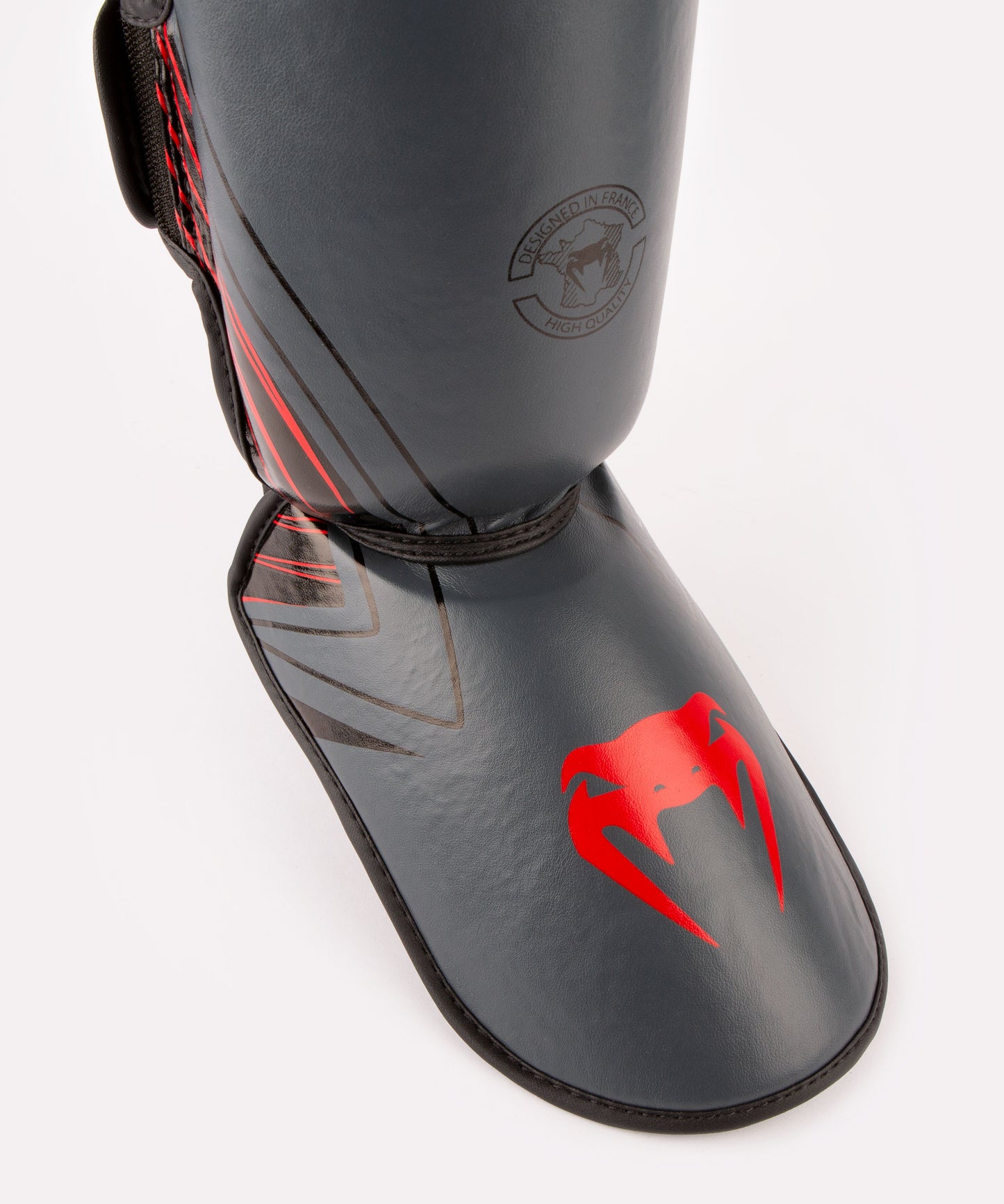 Venum Contender 2.0-scheenbeschermers - Zwart/Rood