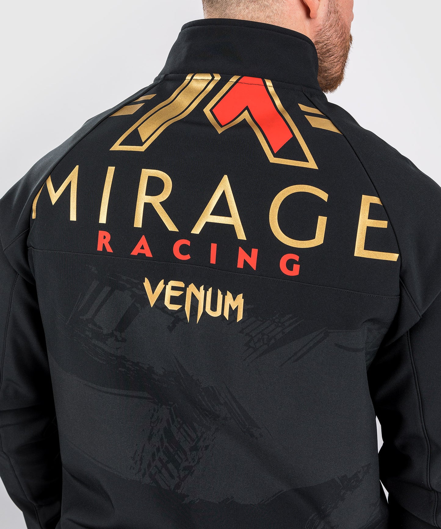 Venum x Mirage Softshell Jacket - Zwart/Goud