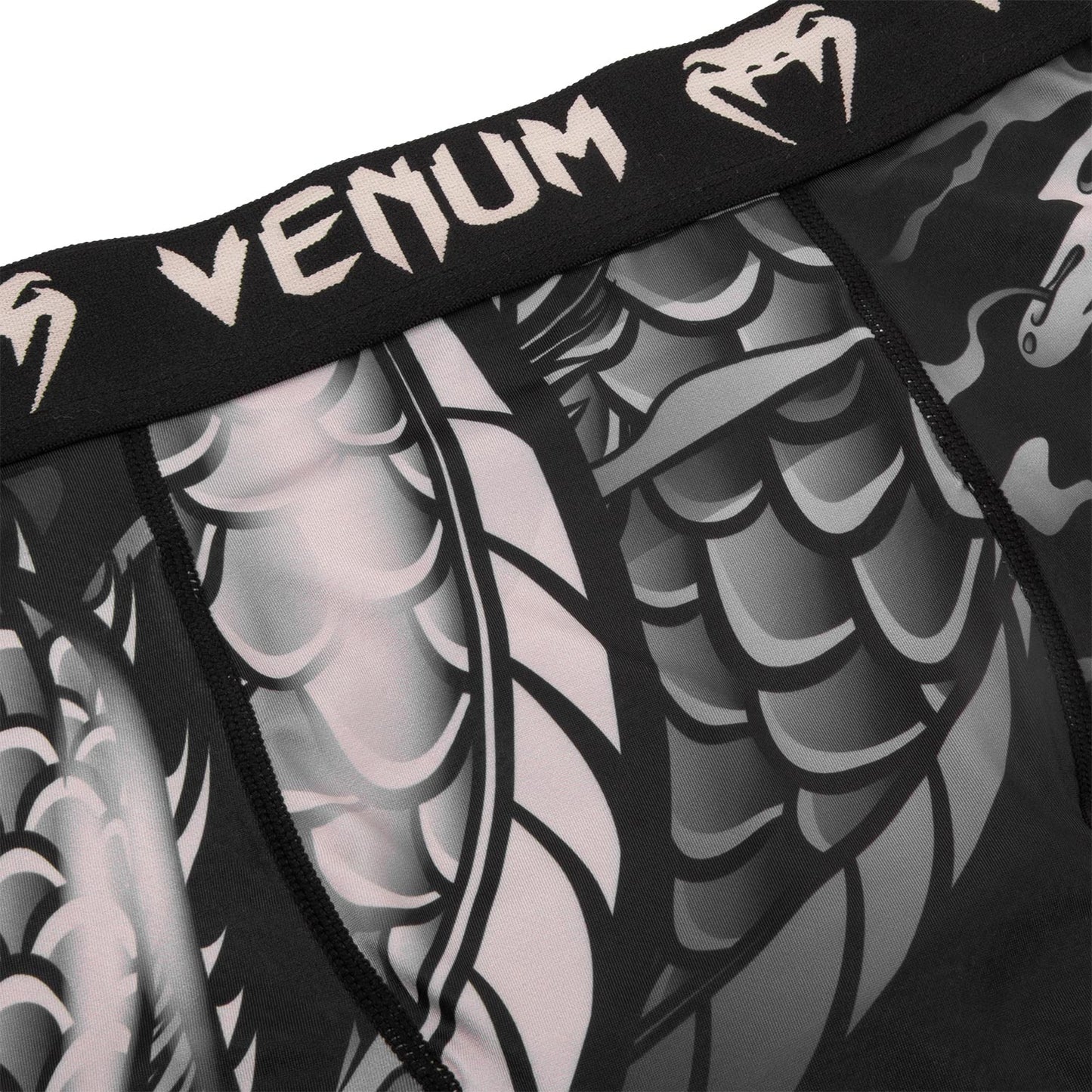 Venum Dragon's Flight Compression Shorts - Zwart/Zand