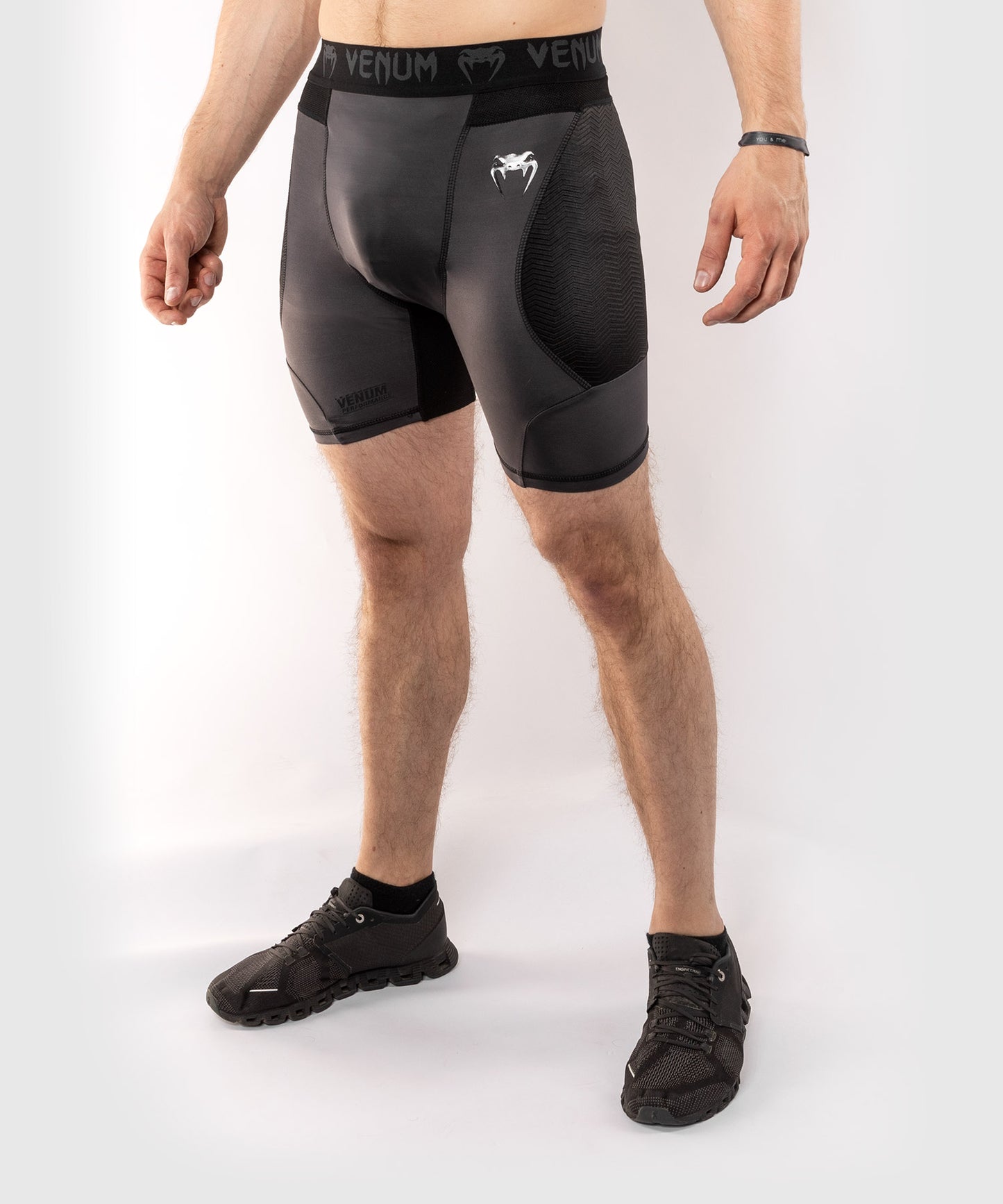 Venum G-Fit Compressieshort - Grijs/Zwart