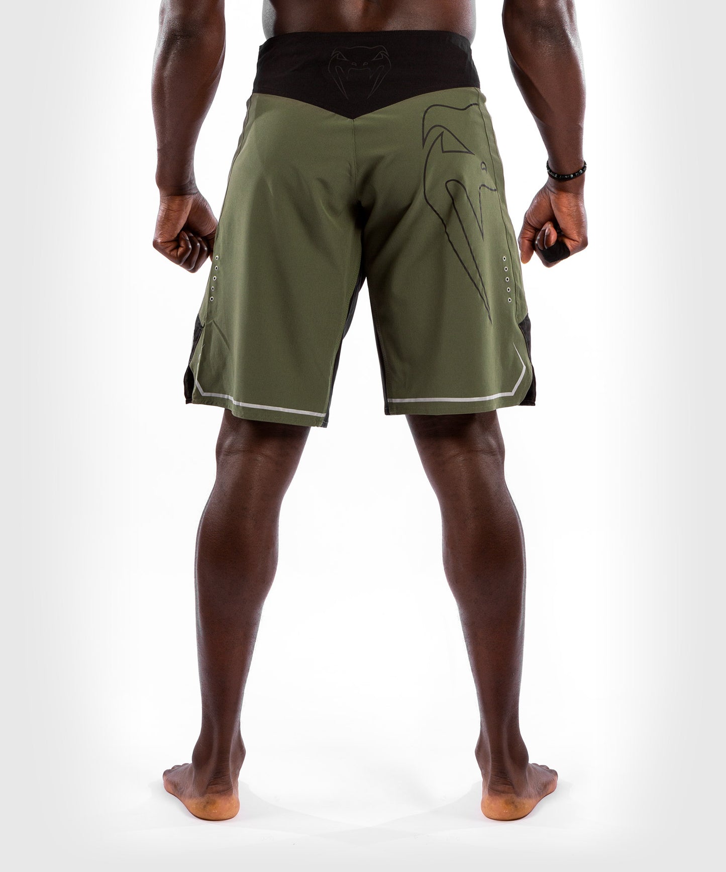 Fightshorts Venum LIGHT 4.0 - Kaki/Zilver