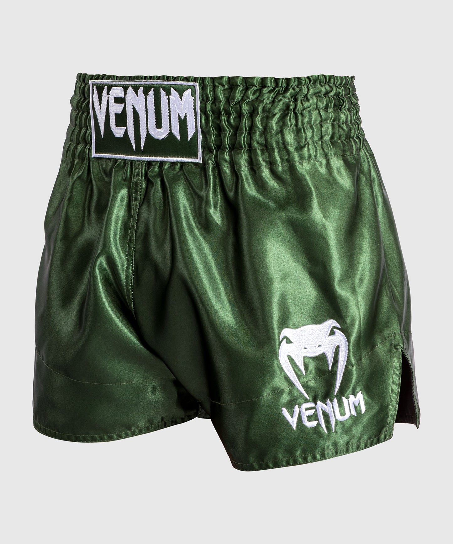 Venum Classic Muay Thai-short Khaki/Wit