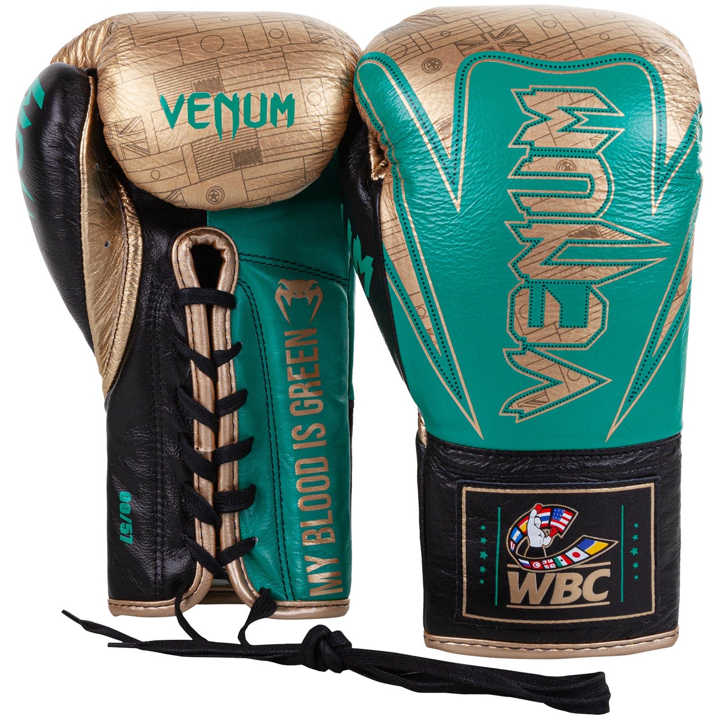 Venum Hammer professionella boxhandskar klittenband  - WBC Limited Edition