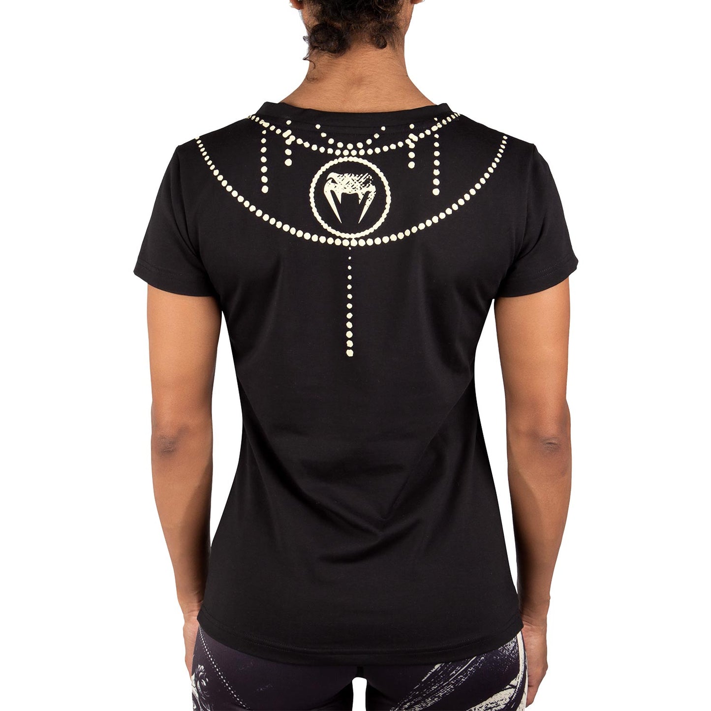 Venum Santa Muerte T-shirt - Zwart/Geel - Voor Vrouwen